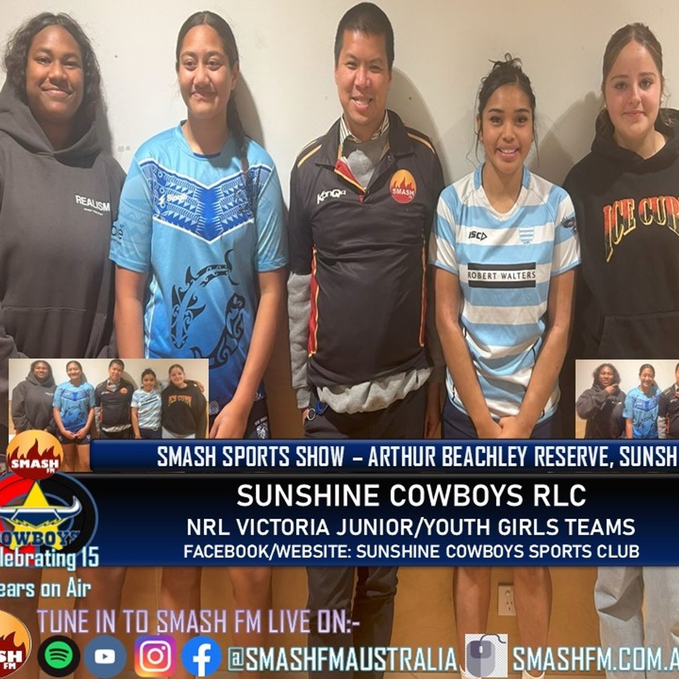 SSS15THYR: Sunshine Cowboys SC Junior Girls Rugby League Interviews 150525