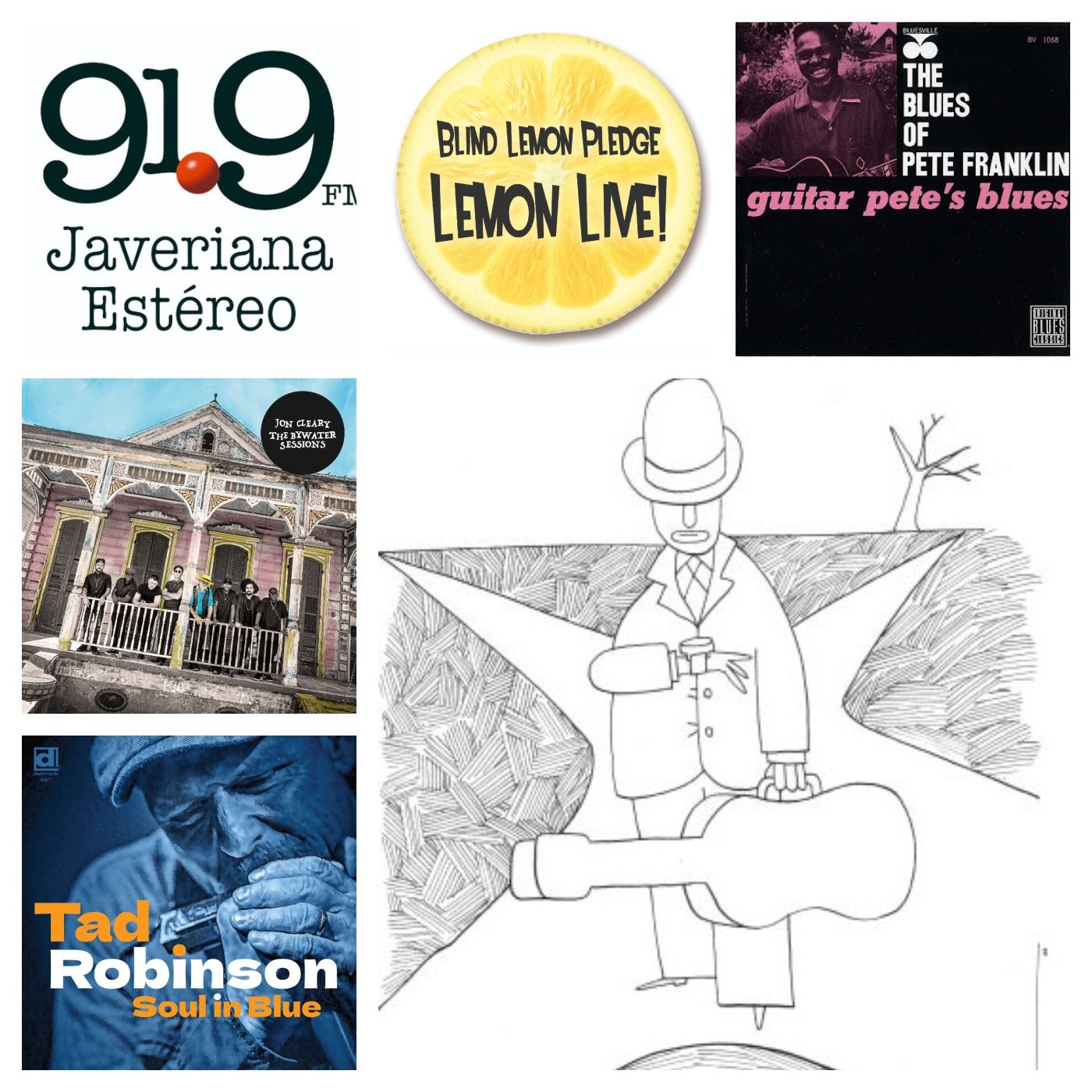 2025-29 Guitar Pete, Jon Cleary, Blind Lemon Pledge, Tad Robinson episode artwork
