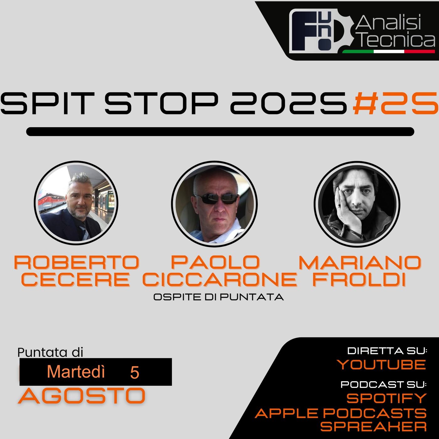 Spit Stop 2025 - Puntata 25 - LIVE con Paolo Ciccarone