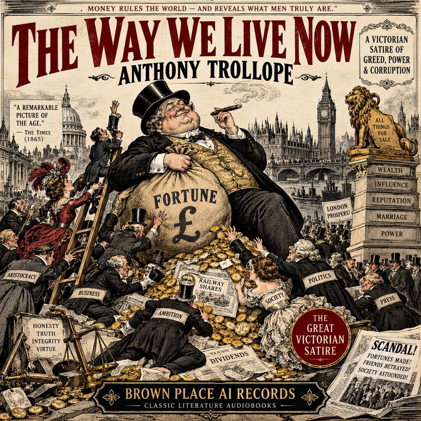 The Way We Live Now by Anthony Trollope | Victorian Satire, Greed, Corruption & Society Audiobook Part 1 episode artwork