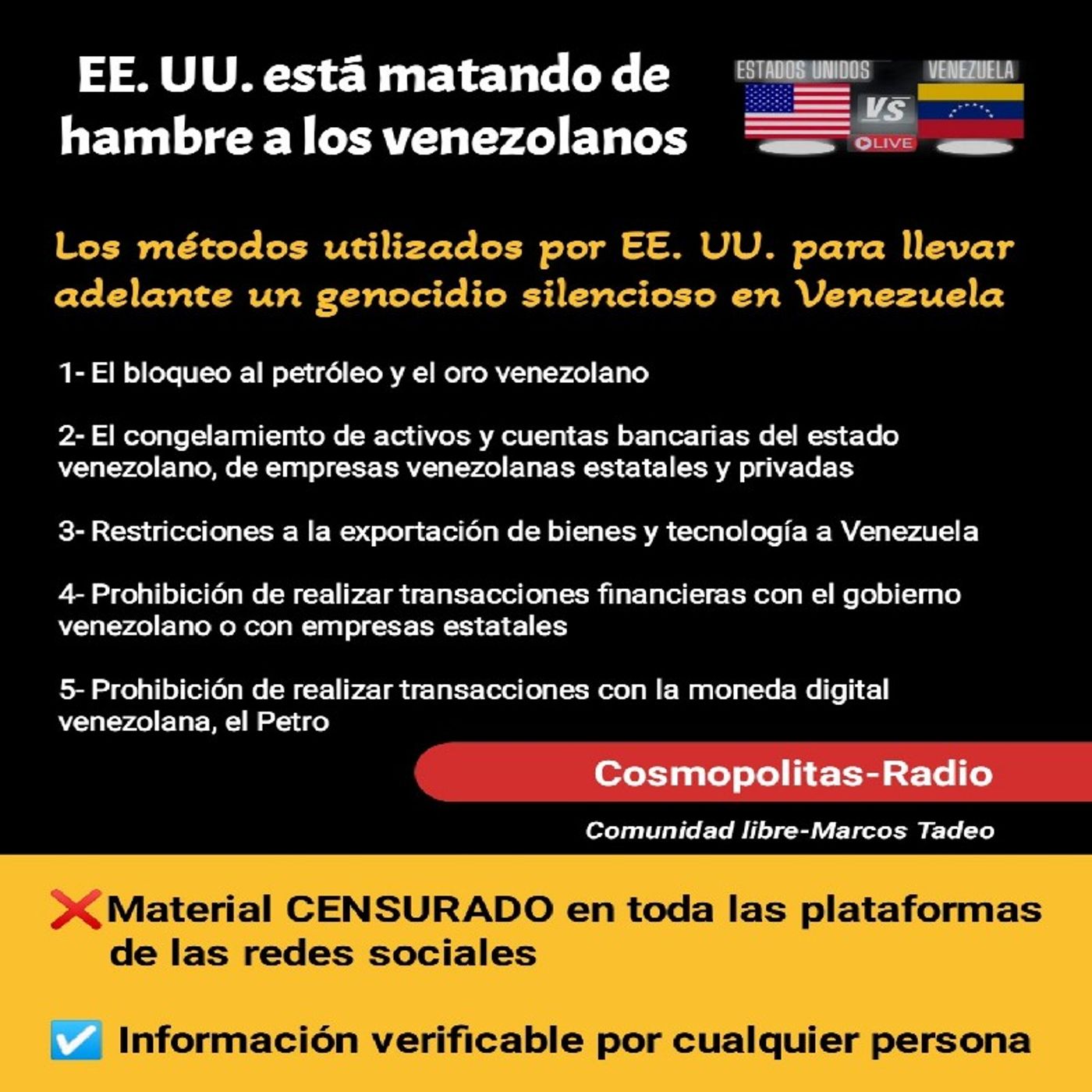 Marcos Tadeo and Comunidad Libre