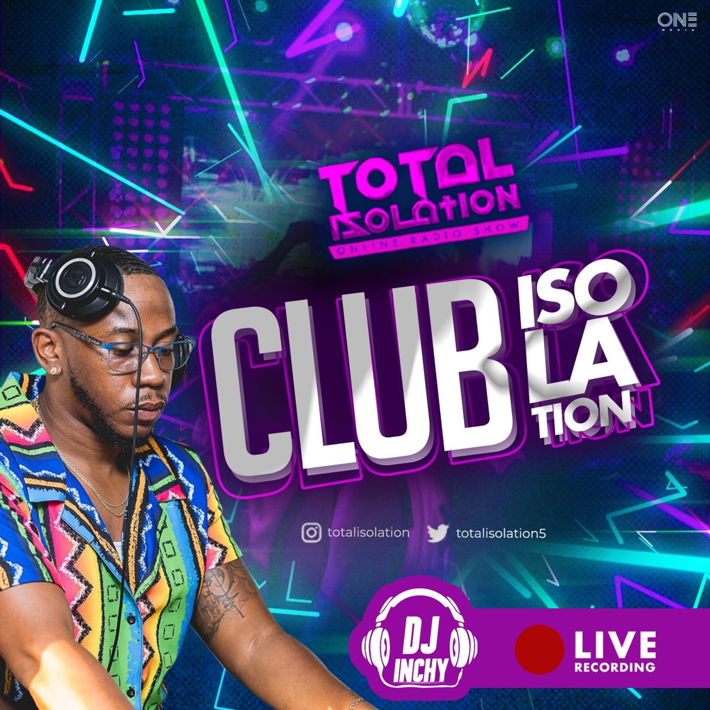 INCHY LIVE ON CLUB ISOLATION episode artwork