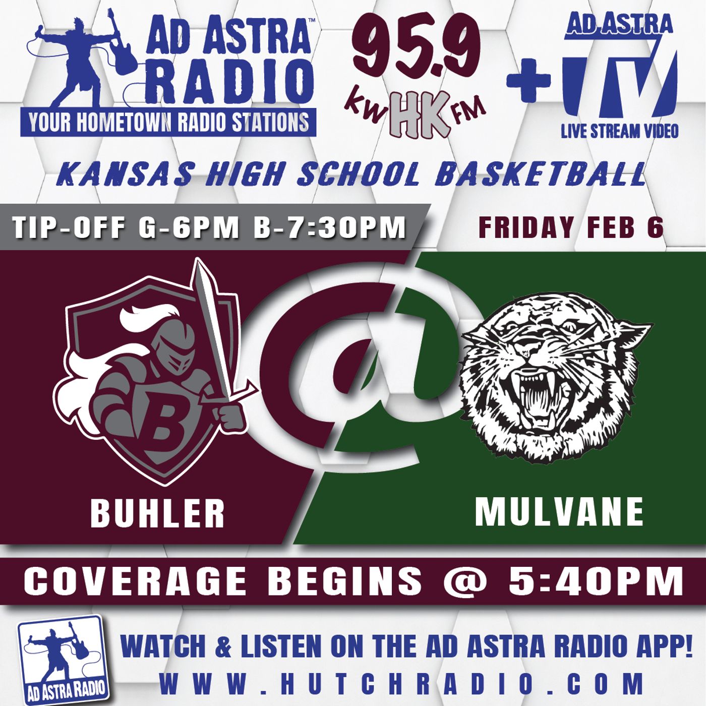 Buhler Lady Crusaders at Mulvane Lady Wildcats High School Basketball (February 6, 2026) episode artwork
