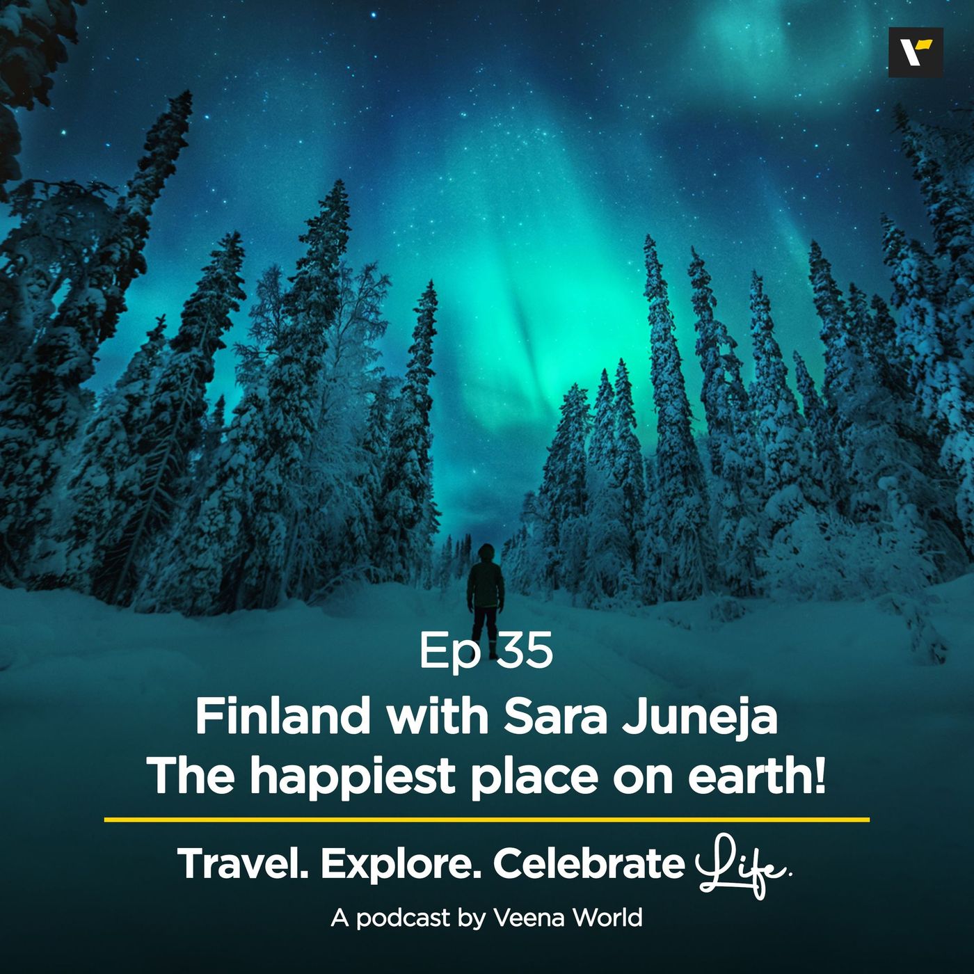 cover of episode 35: Finland with Sara Juneja - The happiest place on earth!