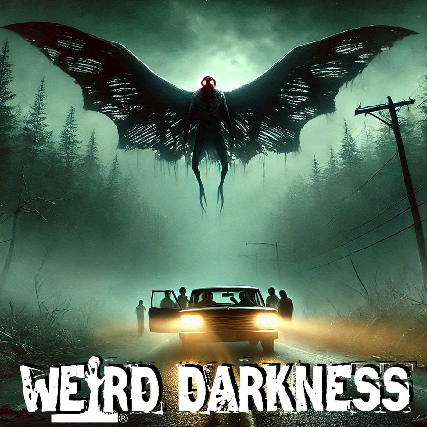 “THE RED EYES OF MOTHMAN: EXPLORING THE PHANTOM OF THE TNT PLANT” + More True Fears! #WeirdDarkness - podcast episode cover