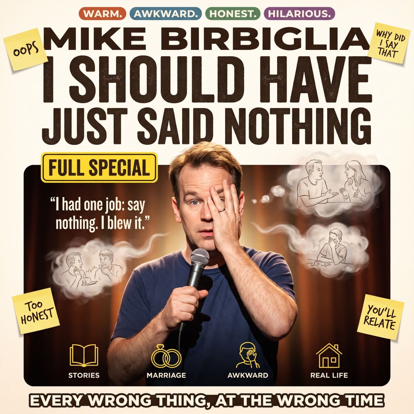 Mike Birbiglia – I Should Have Just Said Nothing Full Special (Stand-up Comedy)