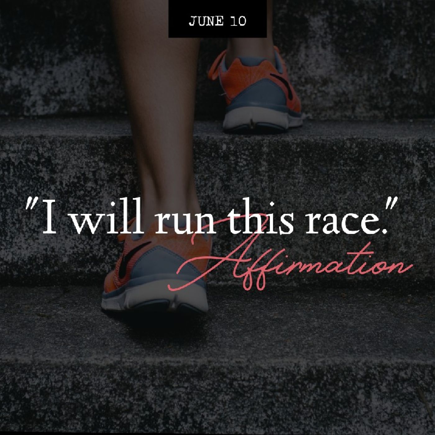 "I Will Run This Race" • June 10 episode artwork