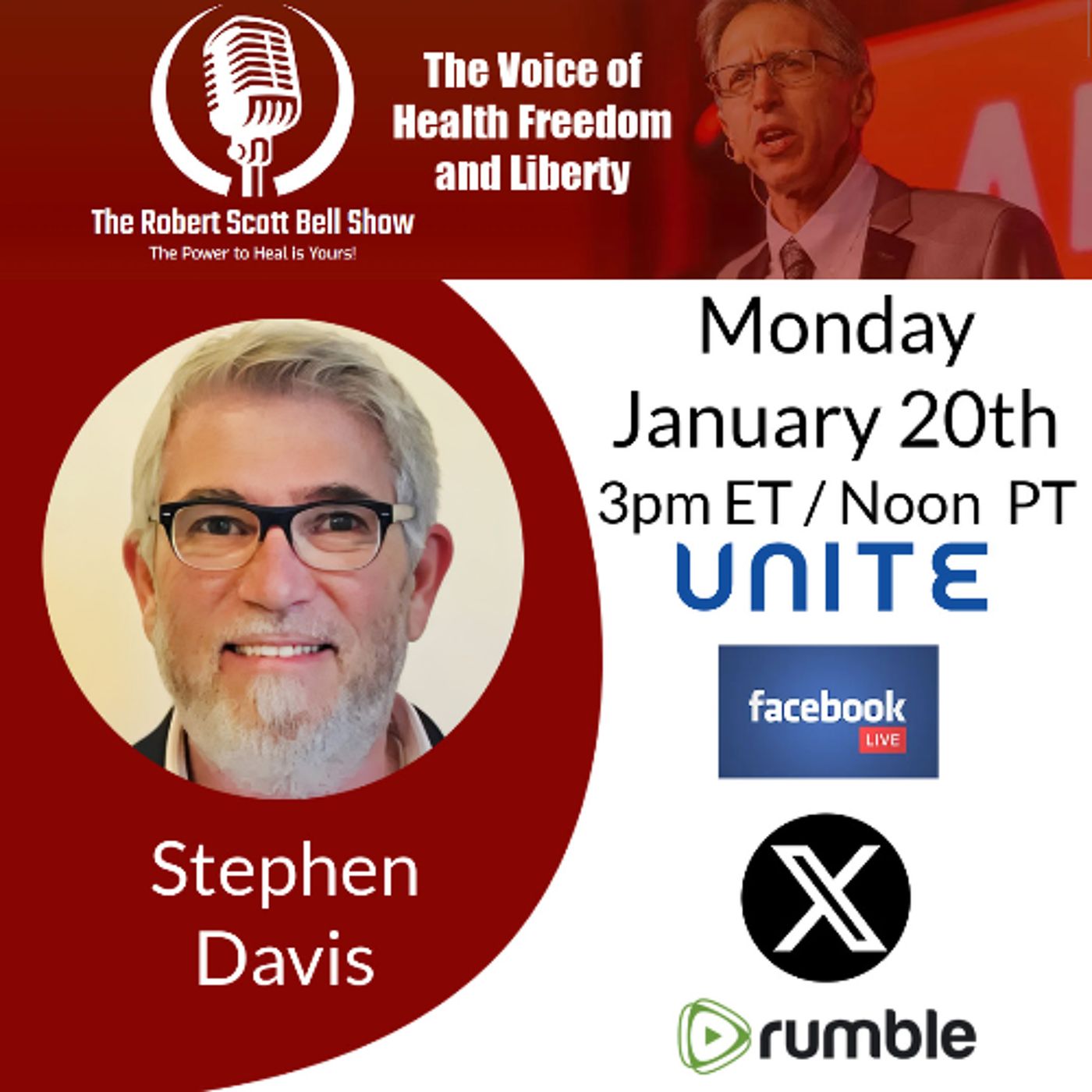 Inauguration Day, Biden Pardons Fauci, Bird Flu Vaccine Push, Methylene Blue, Stephen Davis, Frequency Healing - The RSB Show 1-20-25 episode artwork