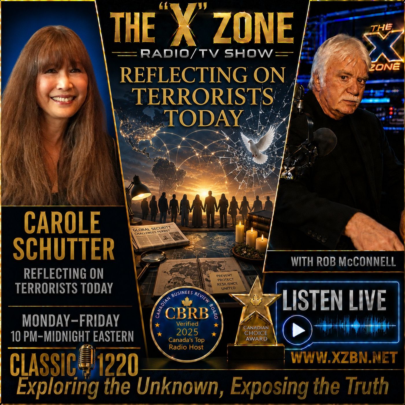 Rob McConnell Interviews - CAROLE SCHUTTER - Reflecting On Terrorists Today episode artwork