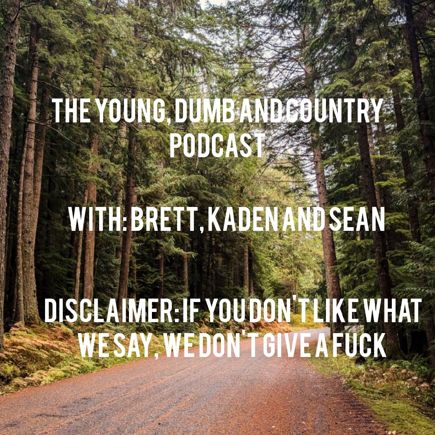 The young, dumb and country podcast podcast artwork