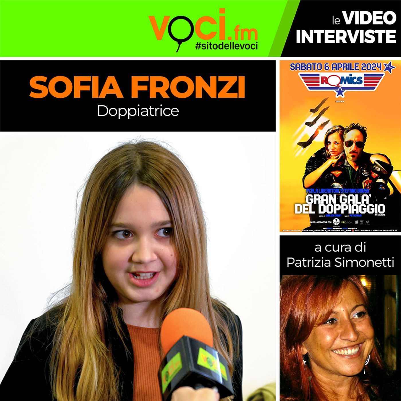 SOFIA FRONZI  Vocina del Futuro al  "GRAN GALA' DEL DOPPIAGGIO" su VOCI.fm episode artwork