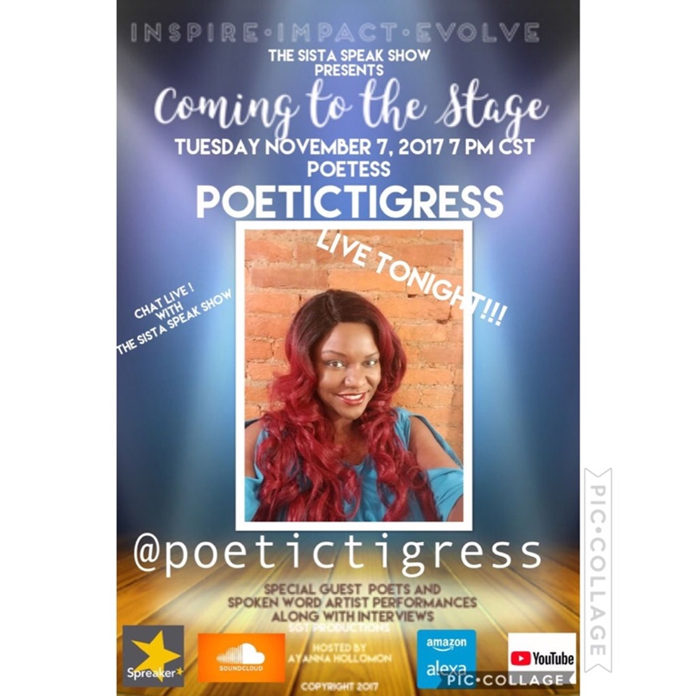 COMING TO THE STAGE: POETICTIGRESS episode artwork