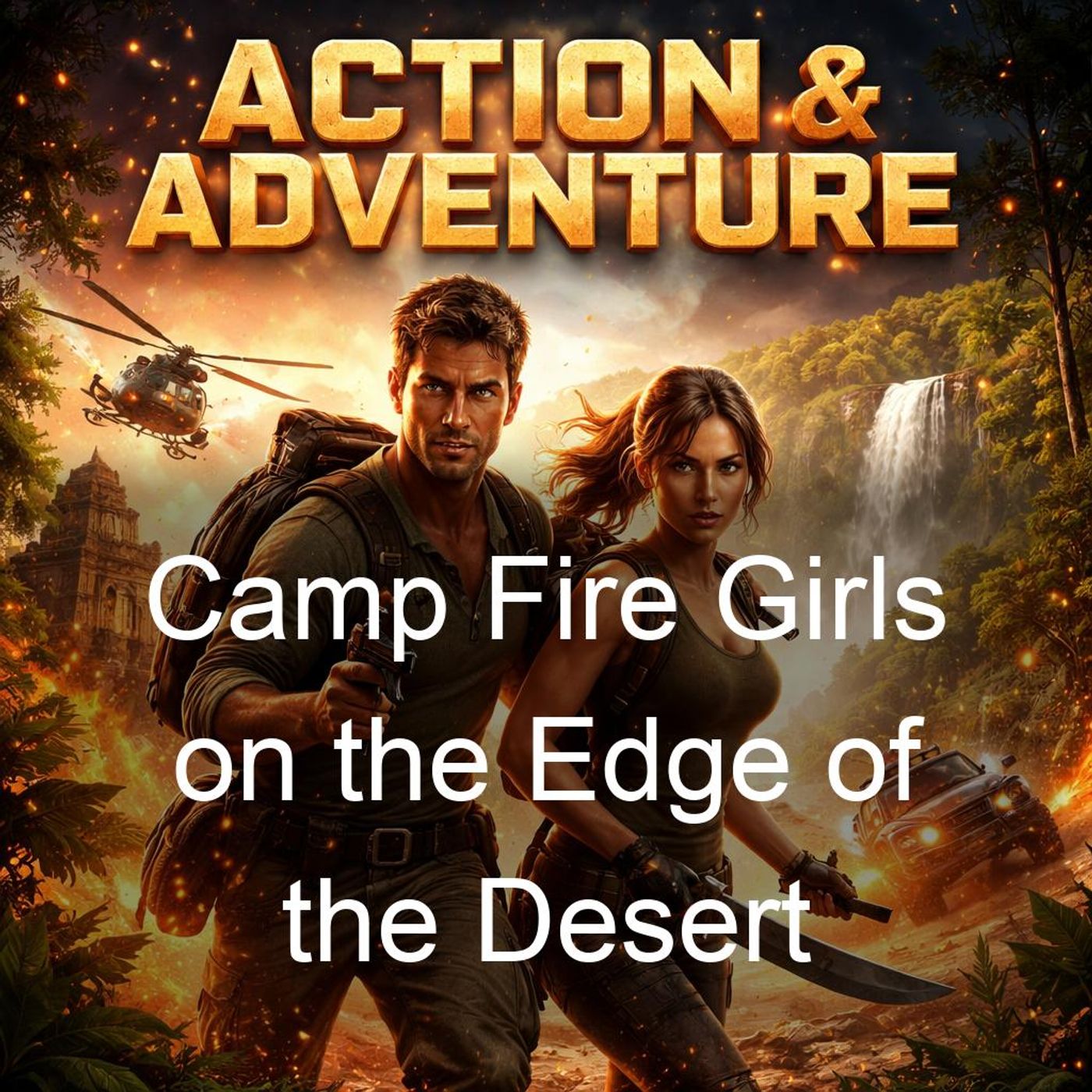 Camp Fire Girls on the Edge of the Desert