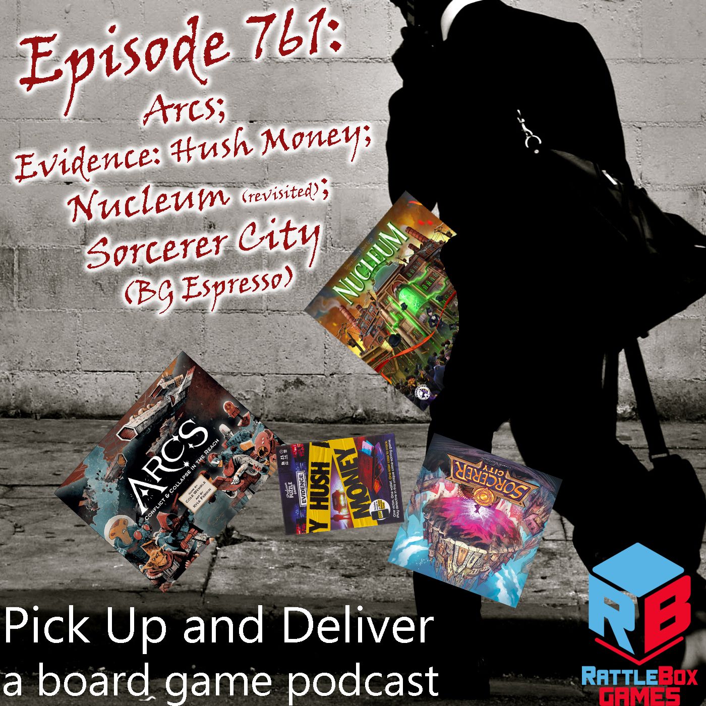 Arcs; Evidence: Hush Money; Sorcerer City; Nucleum (revisited)
