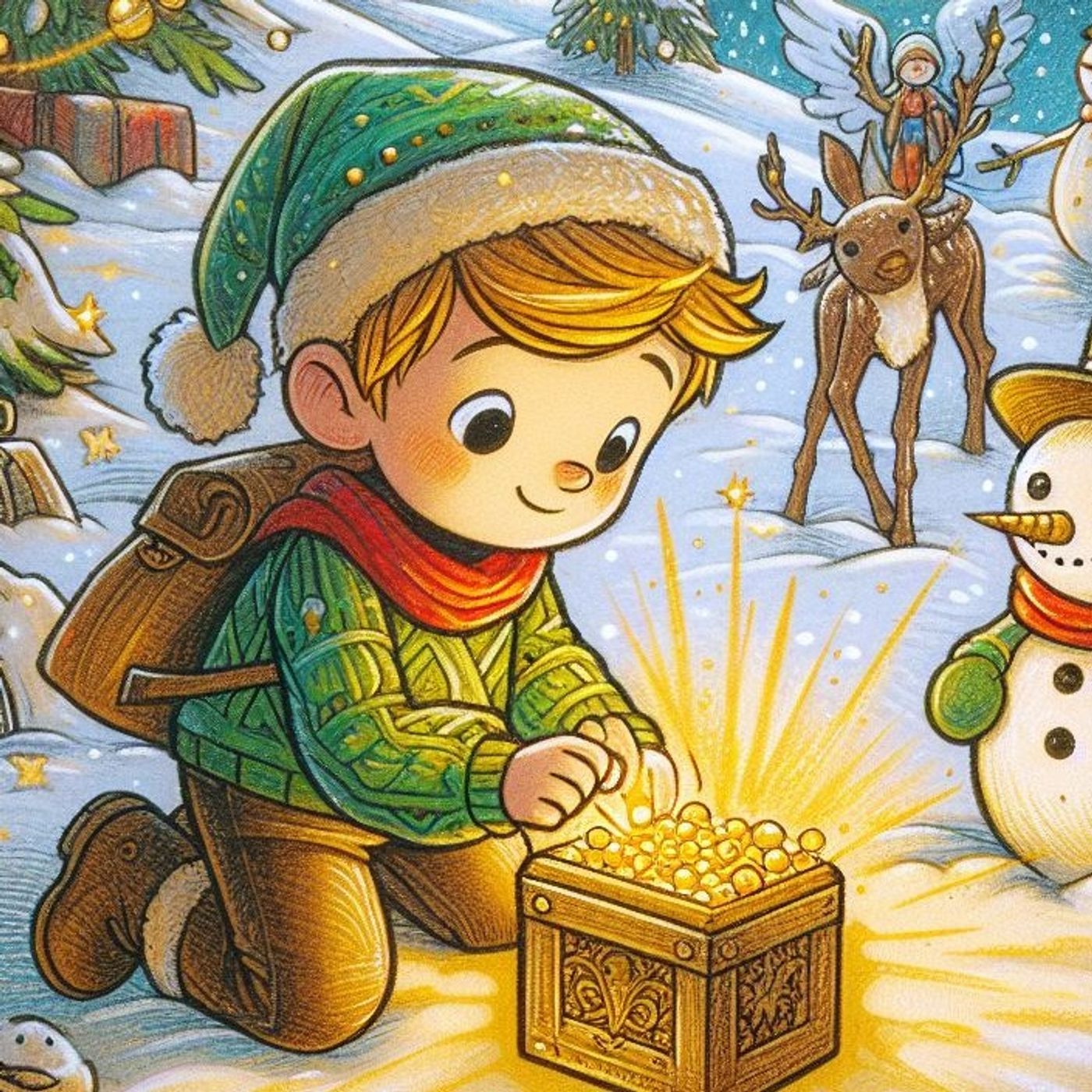 LA CAJITA DEL TESORO ❄️ La aventura de Lucas en el día de Nochebuena