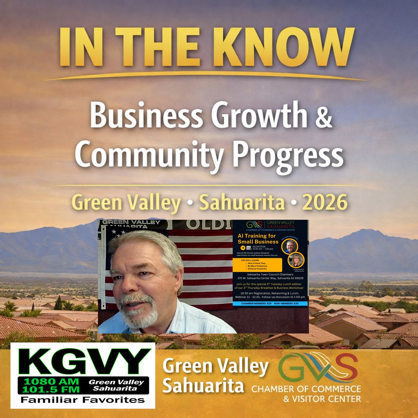In The Know - Randy Graf CEO/President Green Valley Sahuarita Chamber (Aired 02/23/2026) episode artwork