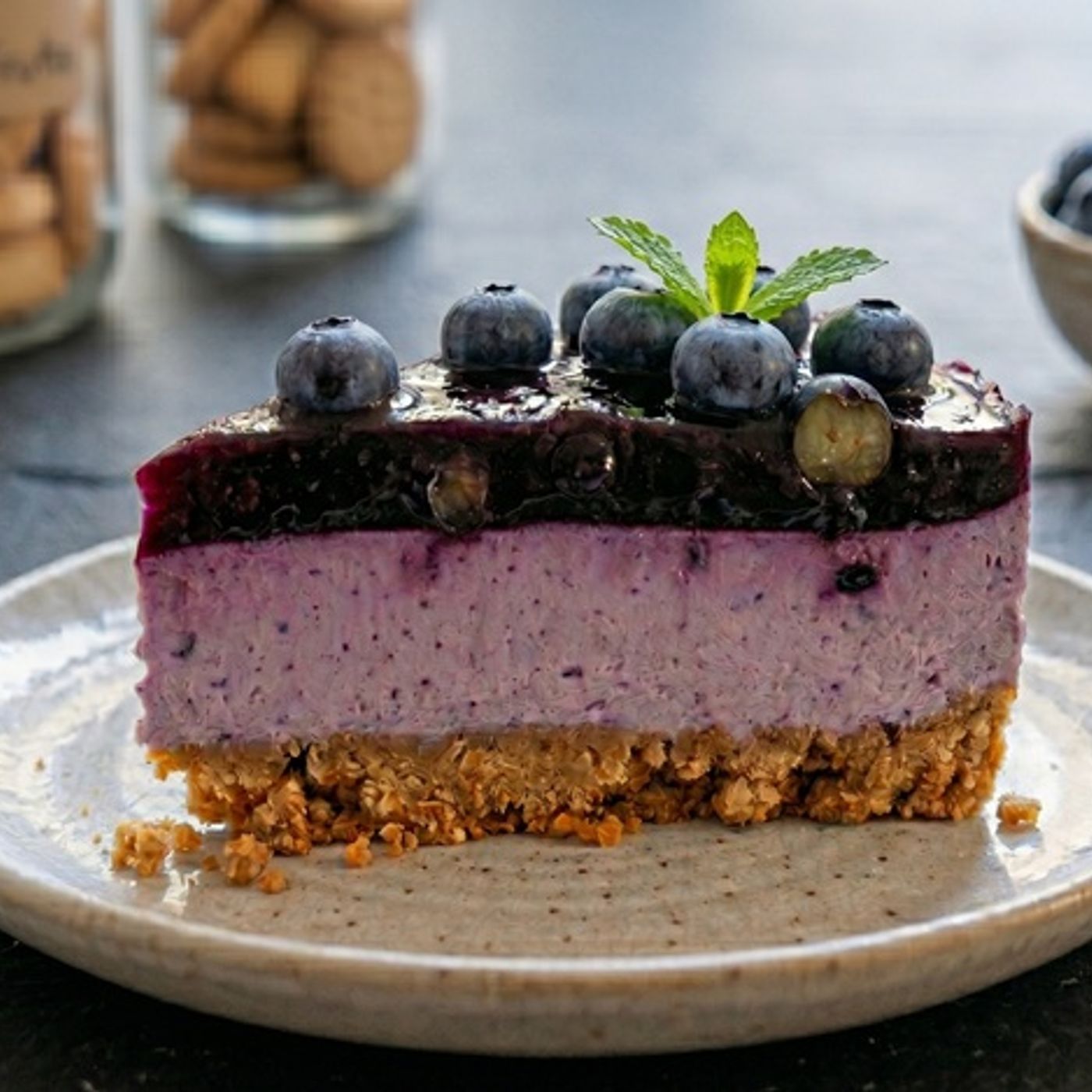 Cheesecake ai Mirtilli Senza Cottura: Il Segreto per una Crema Vellutata
