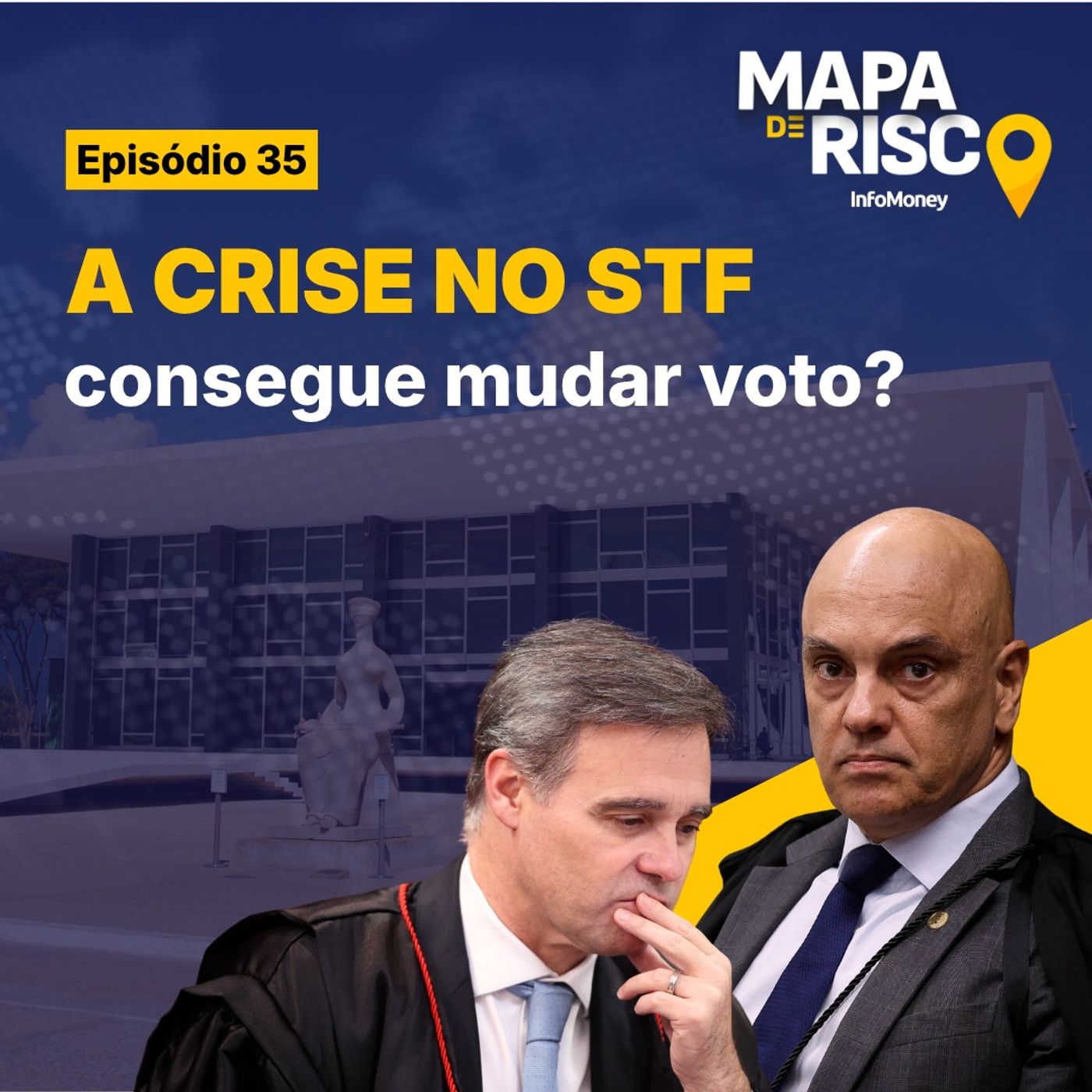 Mapa de Risco #35 | Crise no STF: 60% dos eleitores rejeitam interferência de investigações nas eleições episode artwork