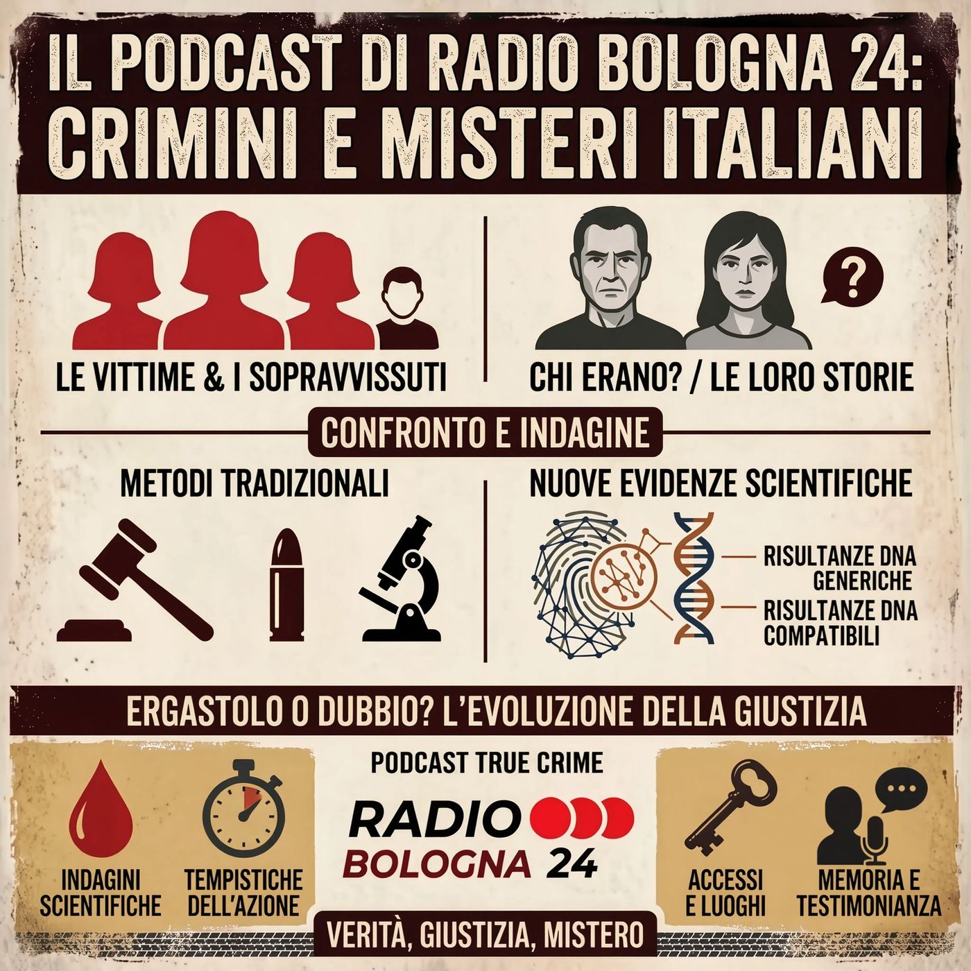 Il Podcast di Radio Bologna 24 (malagiustizia, Criminalità, Crimini, Casi)