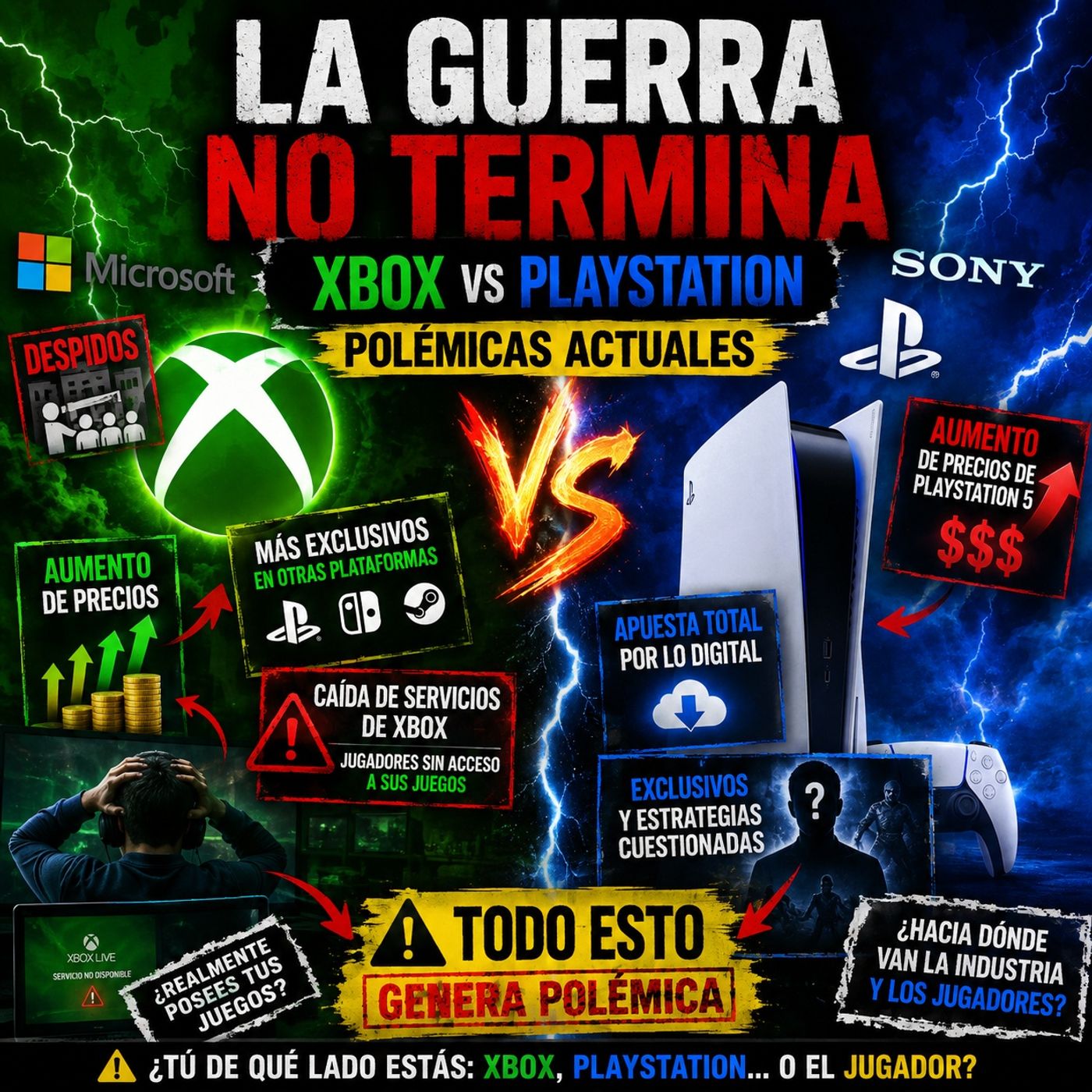 Ya ni su mama quiere a abox y Playstation episode artwork