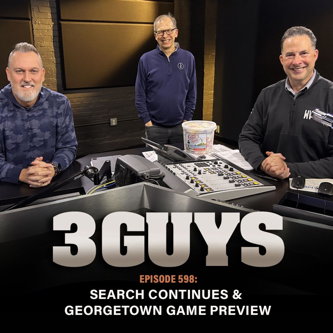 3 Guys Before The Game - Search Continues & Georgetown Game Preview (Episode 598)