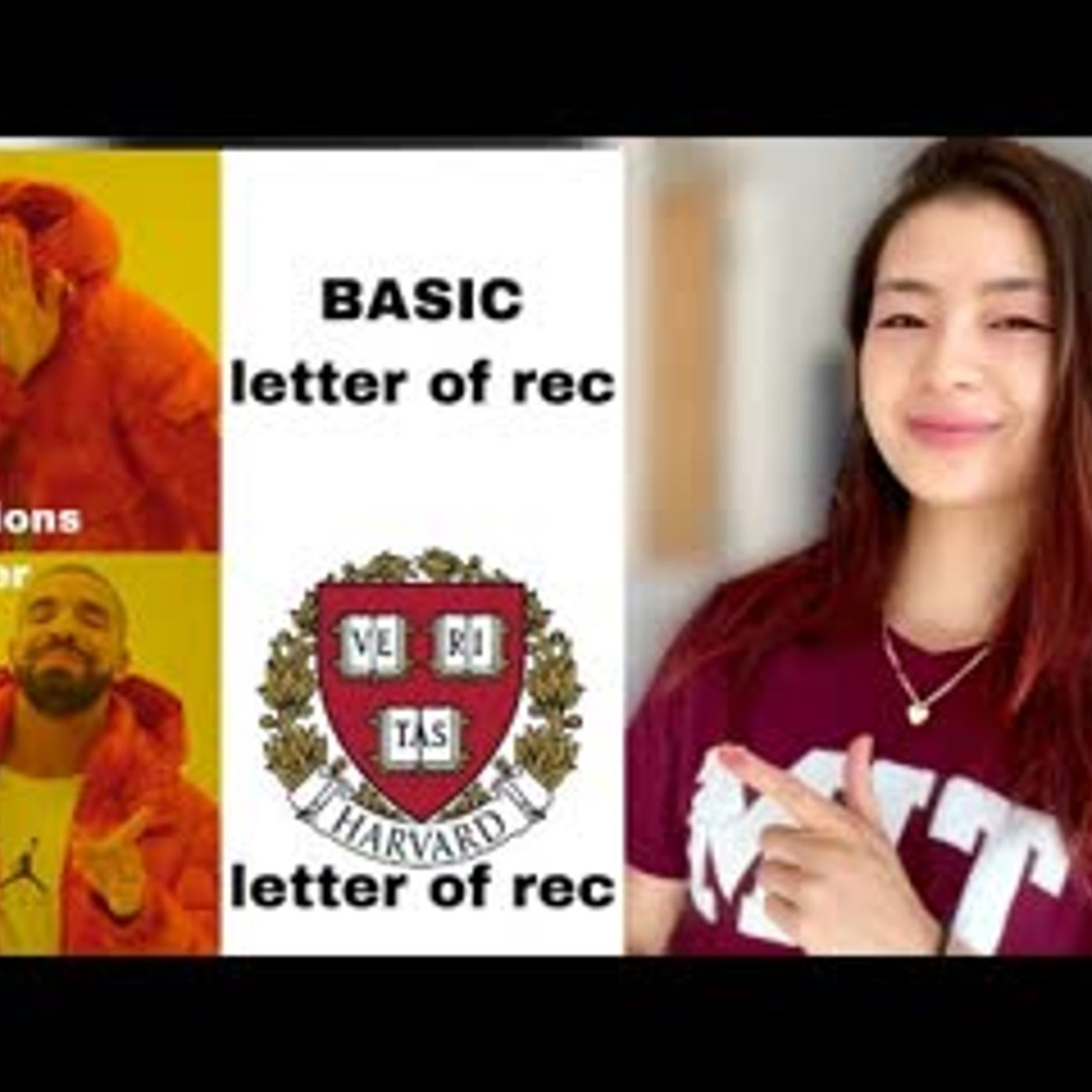 You're asking for letters of rec WRONG episode artwork