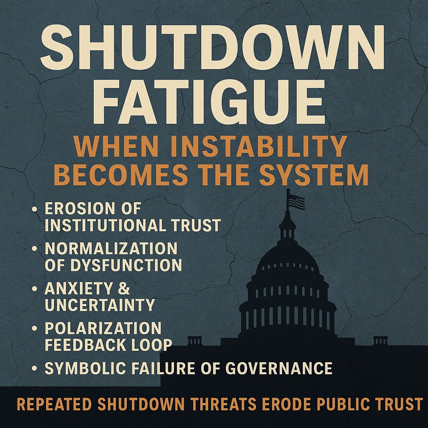 Erosion of Trust from Shutdown Threats