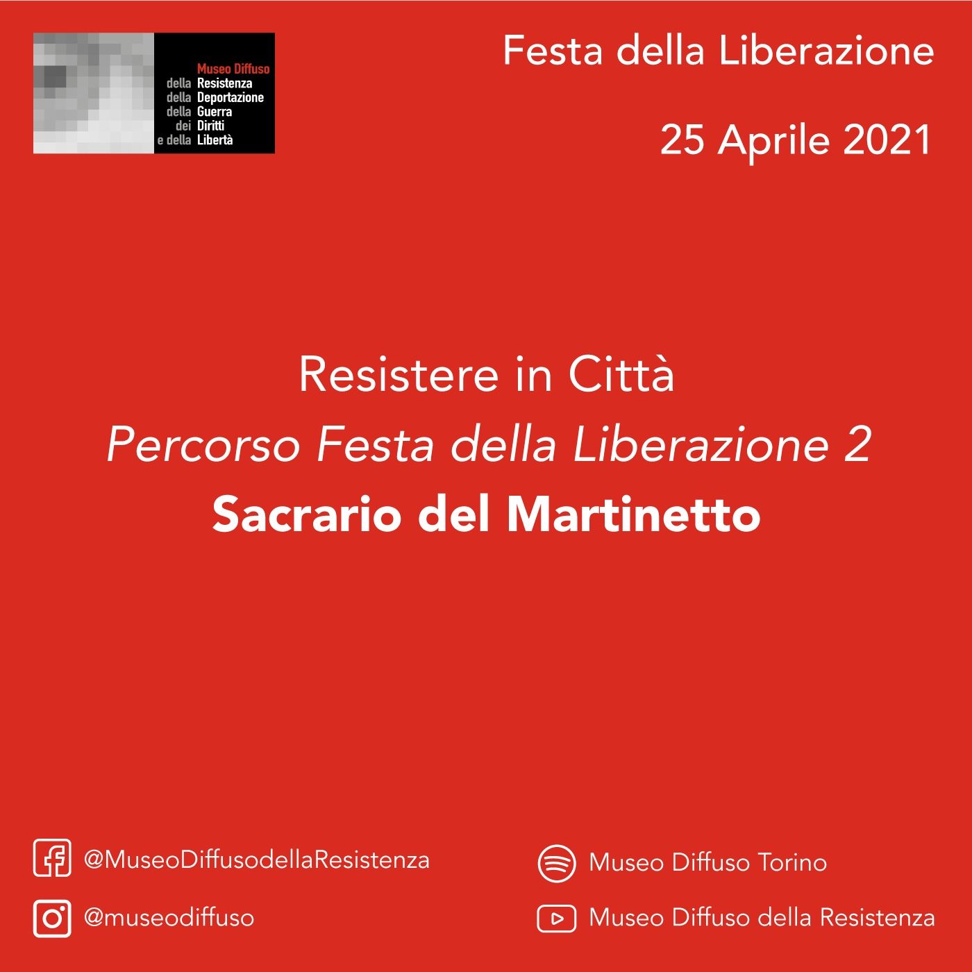 Resistere in città - Festa della Liberazione 2021