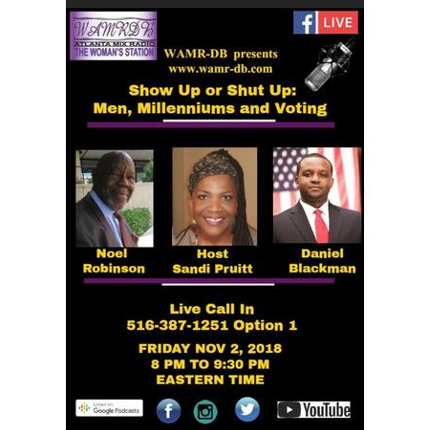 SHOW UP or SHUT UP w/ Sandi Pruitt / Daniel Blackmon, episode artwork