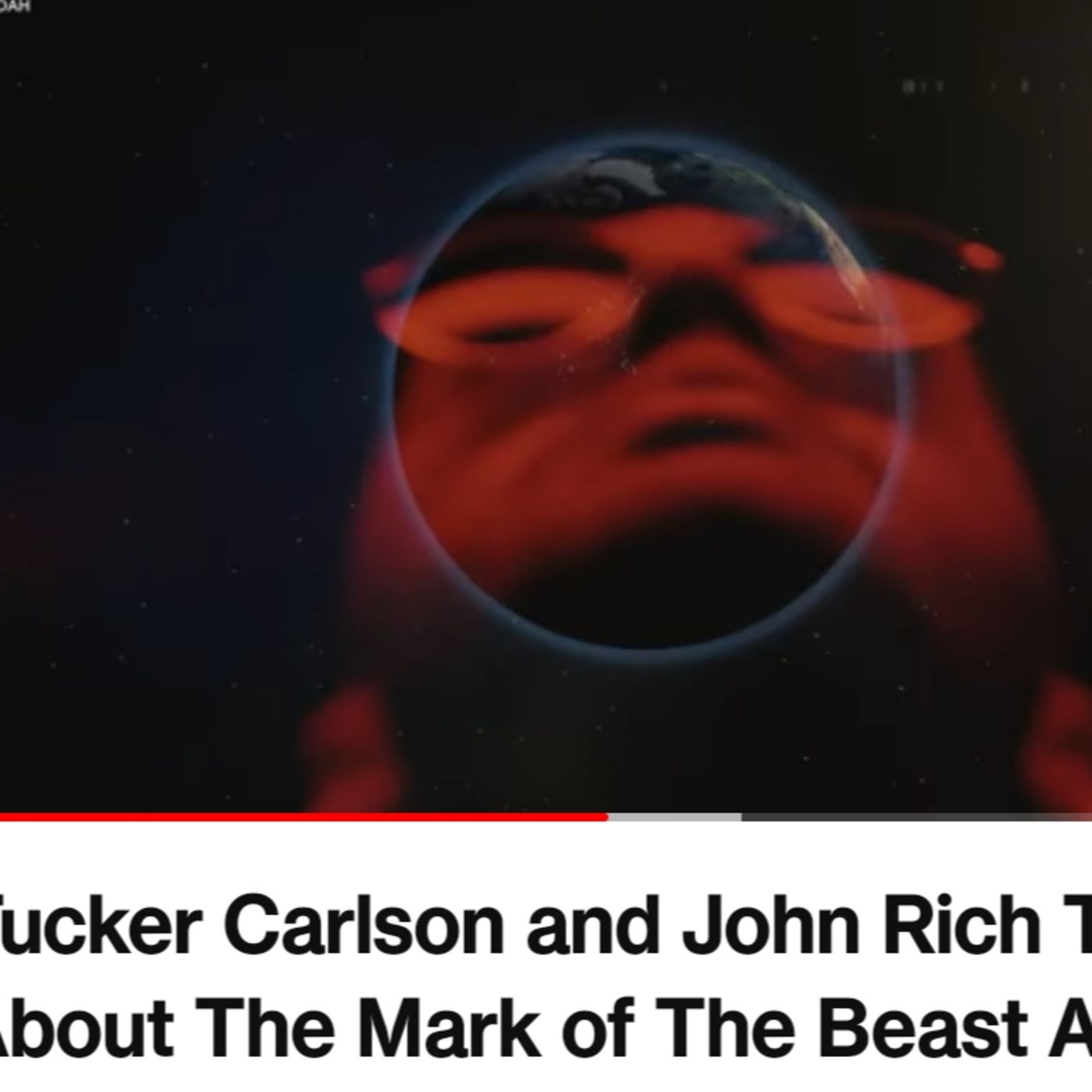 Tucker Carlson and John Rich Talk about the Mark episode artwork