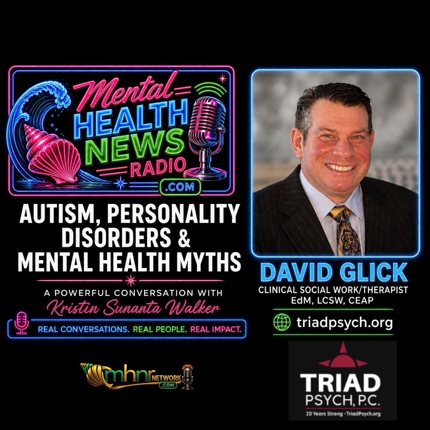 Autism, Personality Disorders & Mental Health Myths | Dave Glick, LCSW episode artwork
