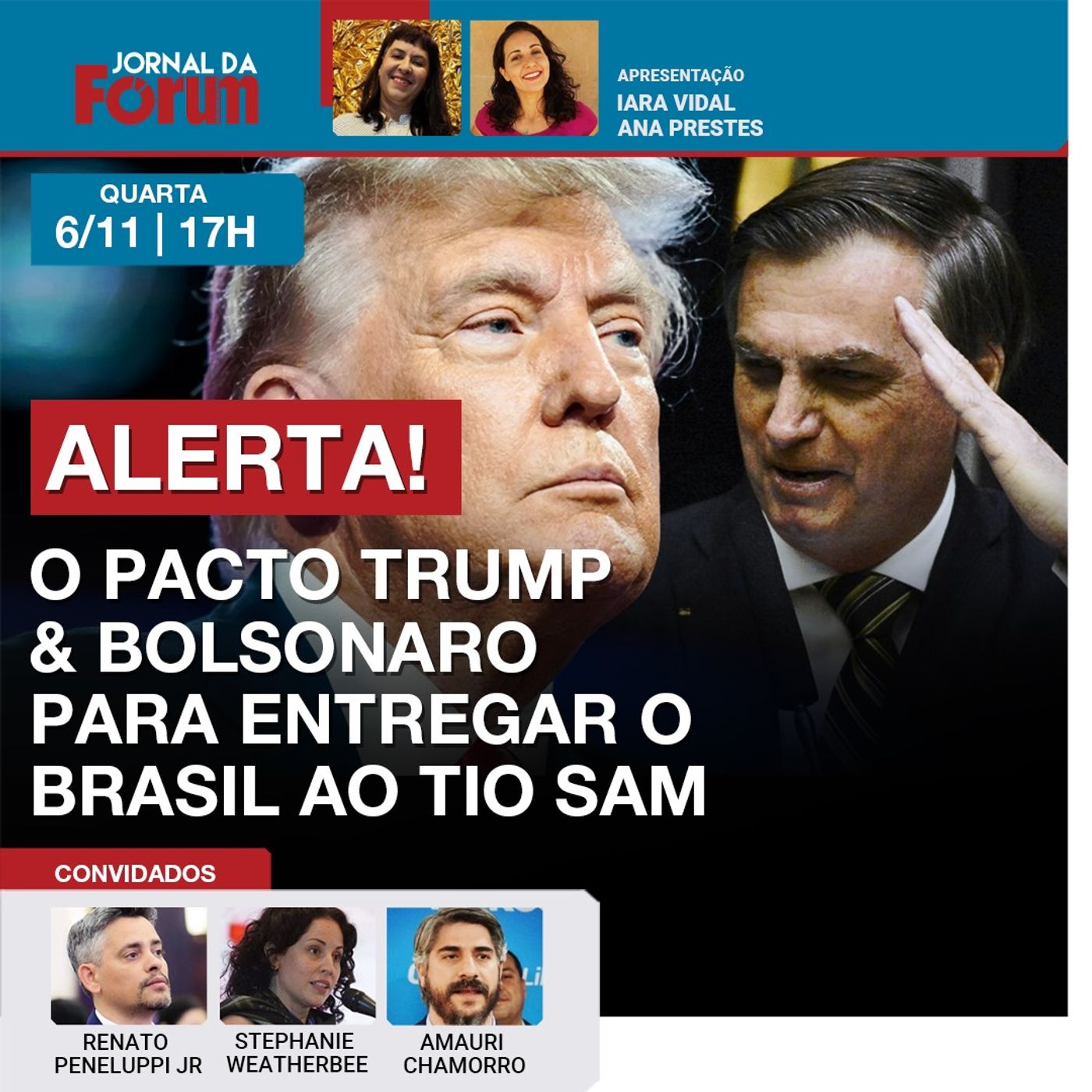 Governo Lula teme pacto Trump e Bolsonaro para direita dos EUA tomar o Brasil | 06.11.24 episode artwork