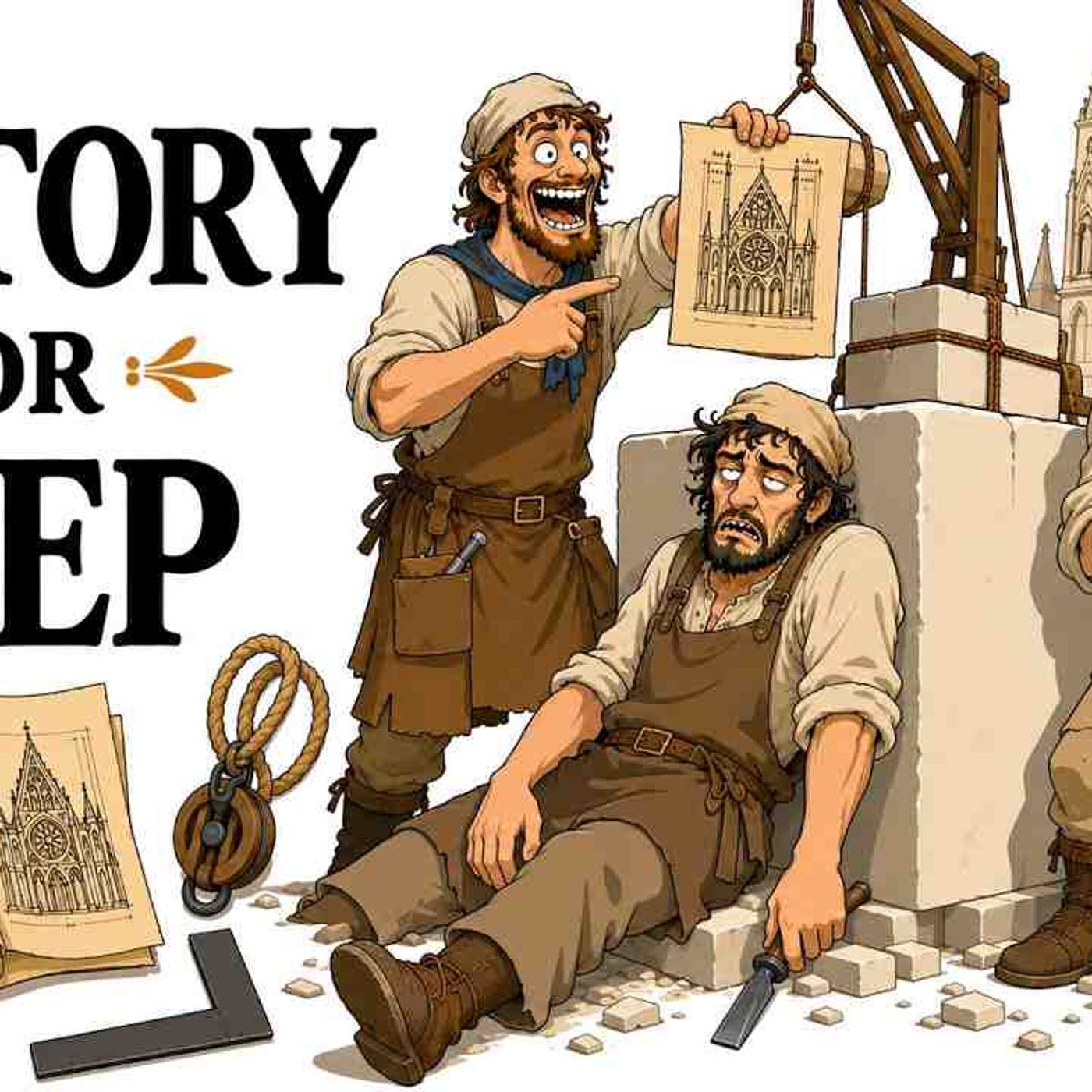 How Did Medieval Stone Masons Build a Gothic Cathedral Over 80 Years _ Immersive Sleep Story