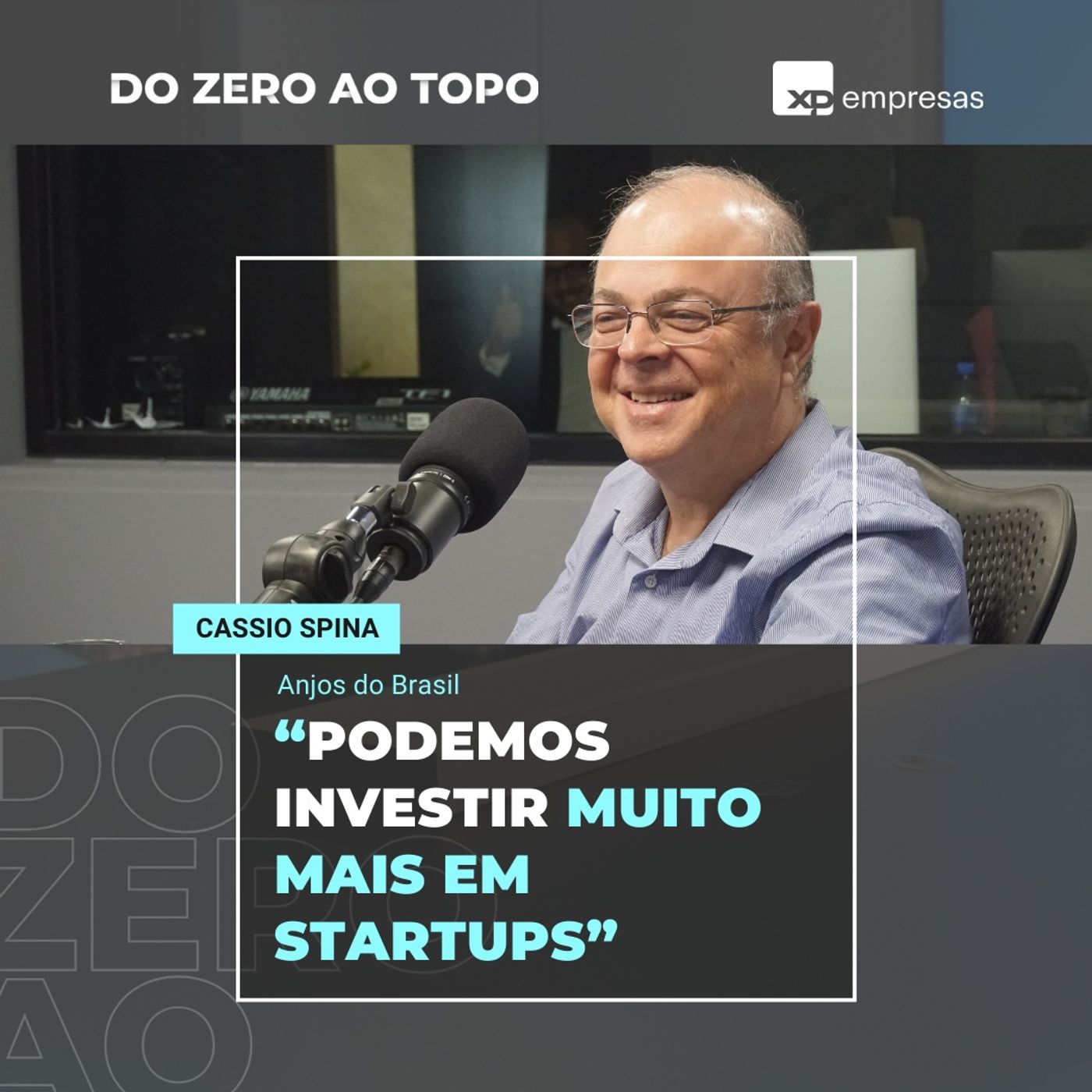 Cassio Spina, fundador da Anjos do Brasil, que tem 186 empresas investidas