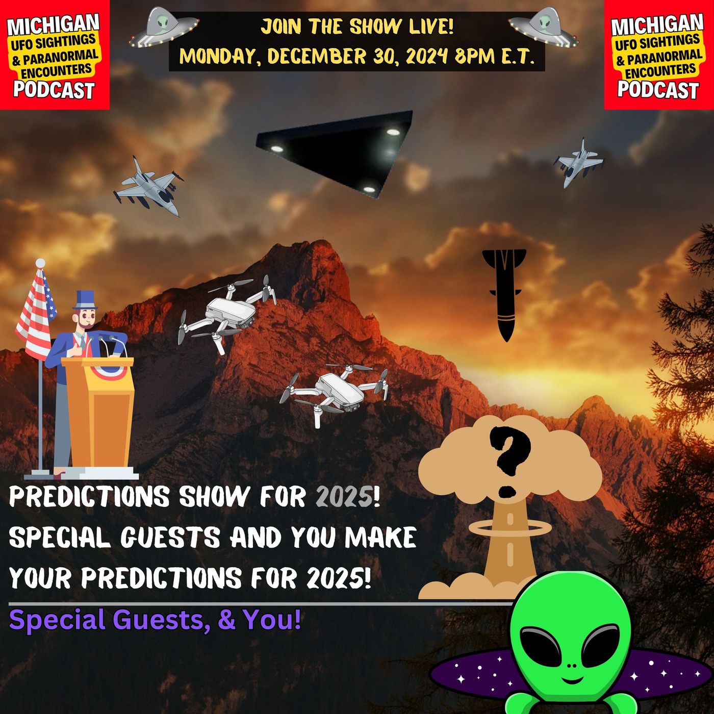 Michigan UFO Sightings And Paranormal Encounters Podcast