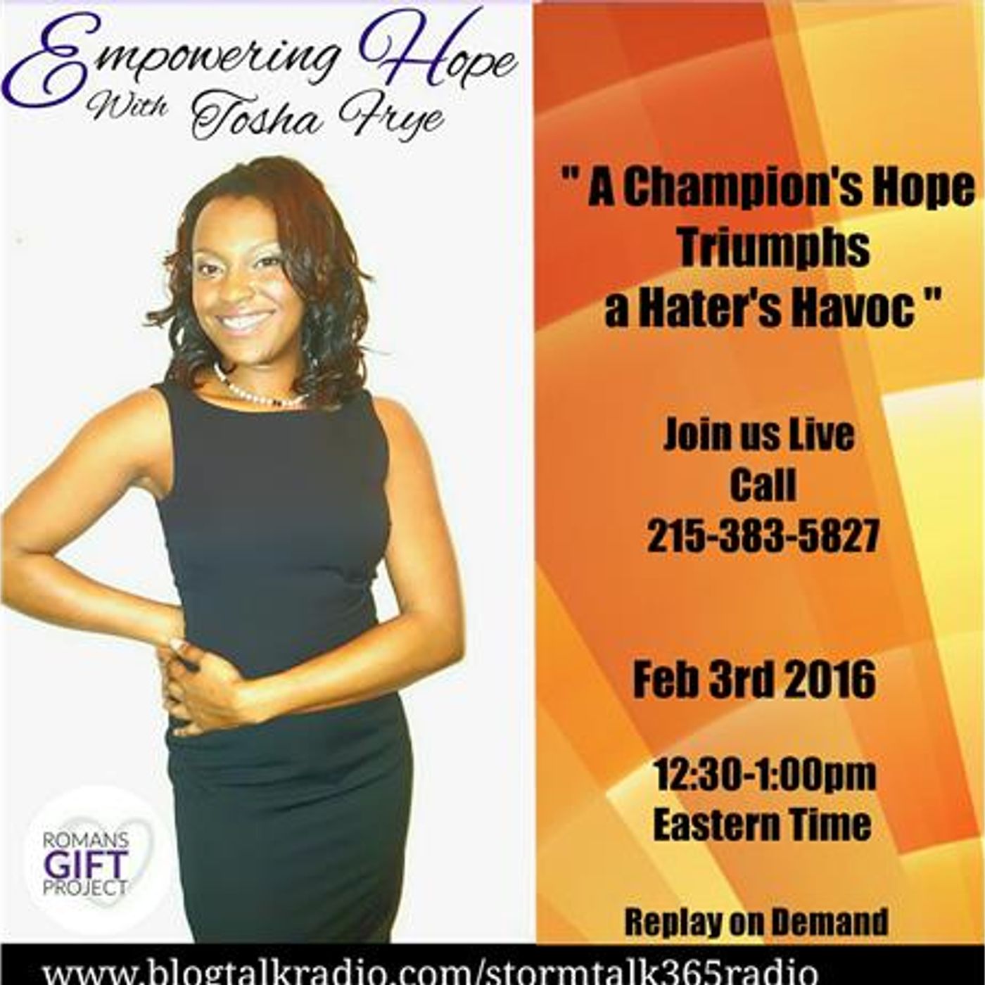 “Empowering Hope” with Tosha Frye episode artwork