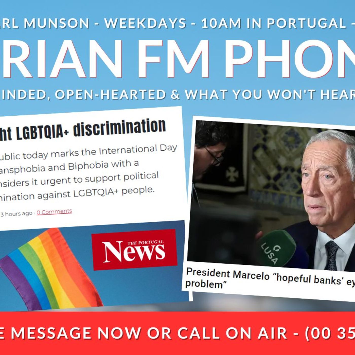 Portugal fighting LGBTQIA+ discrimination, President addresses 'mortgage problem' episode artwork