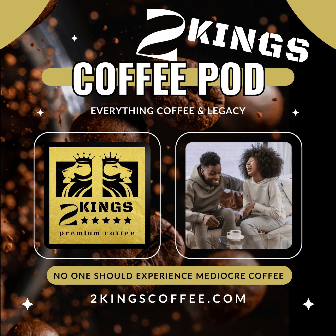 2 Kings Coffee Pod podcast artwork