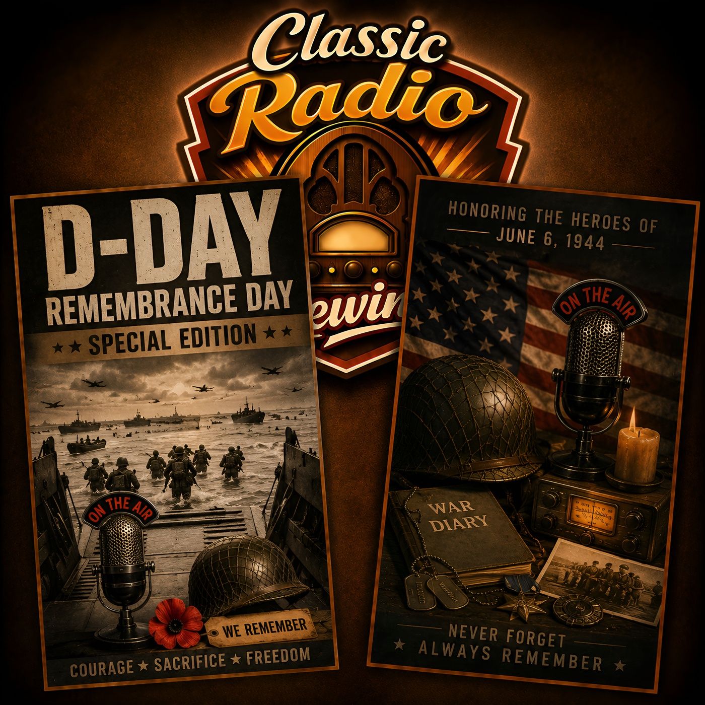 D-Day Remembrance Special (Old Time Radio Variety) episode artwork