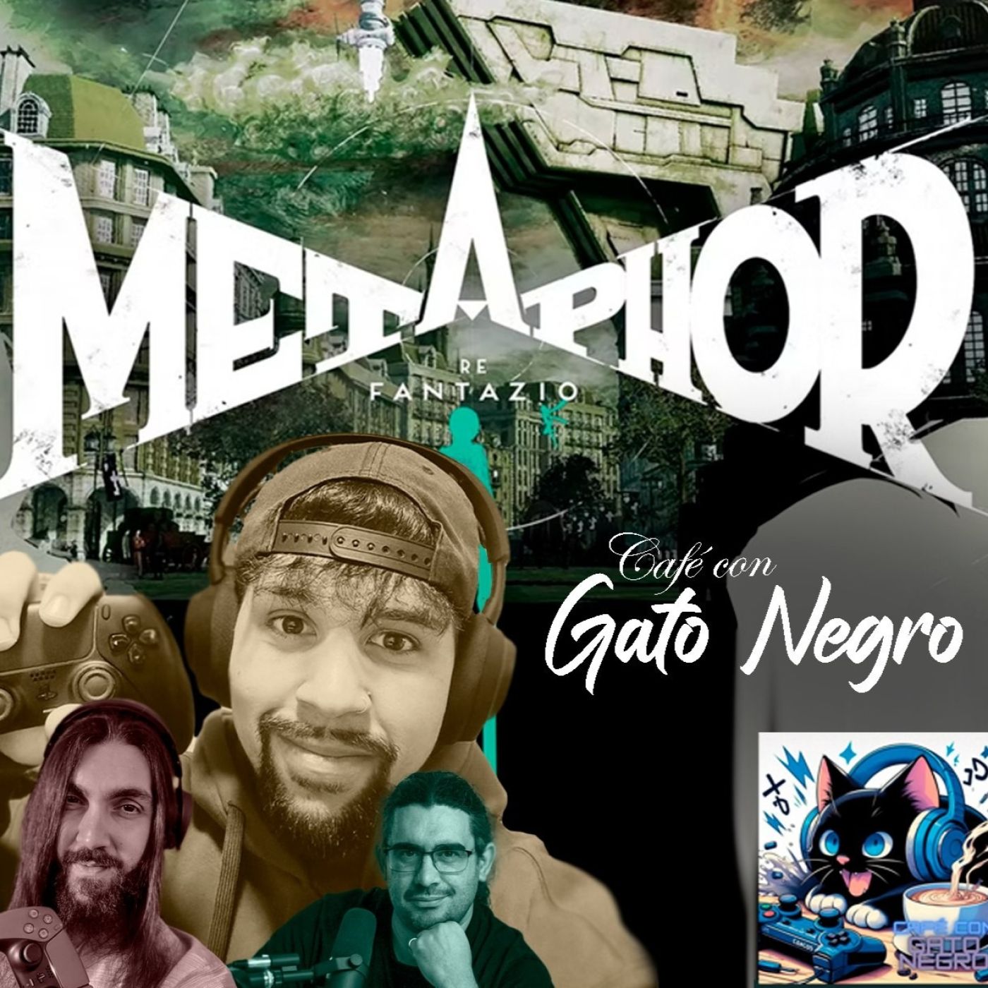 CAFÉ con GATO NEGRO - Videojuegos
