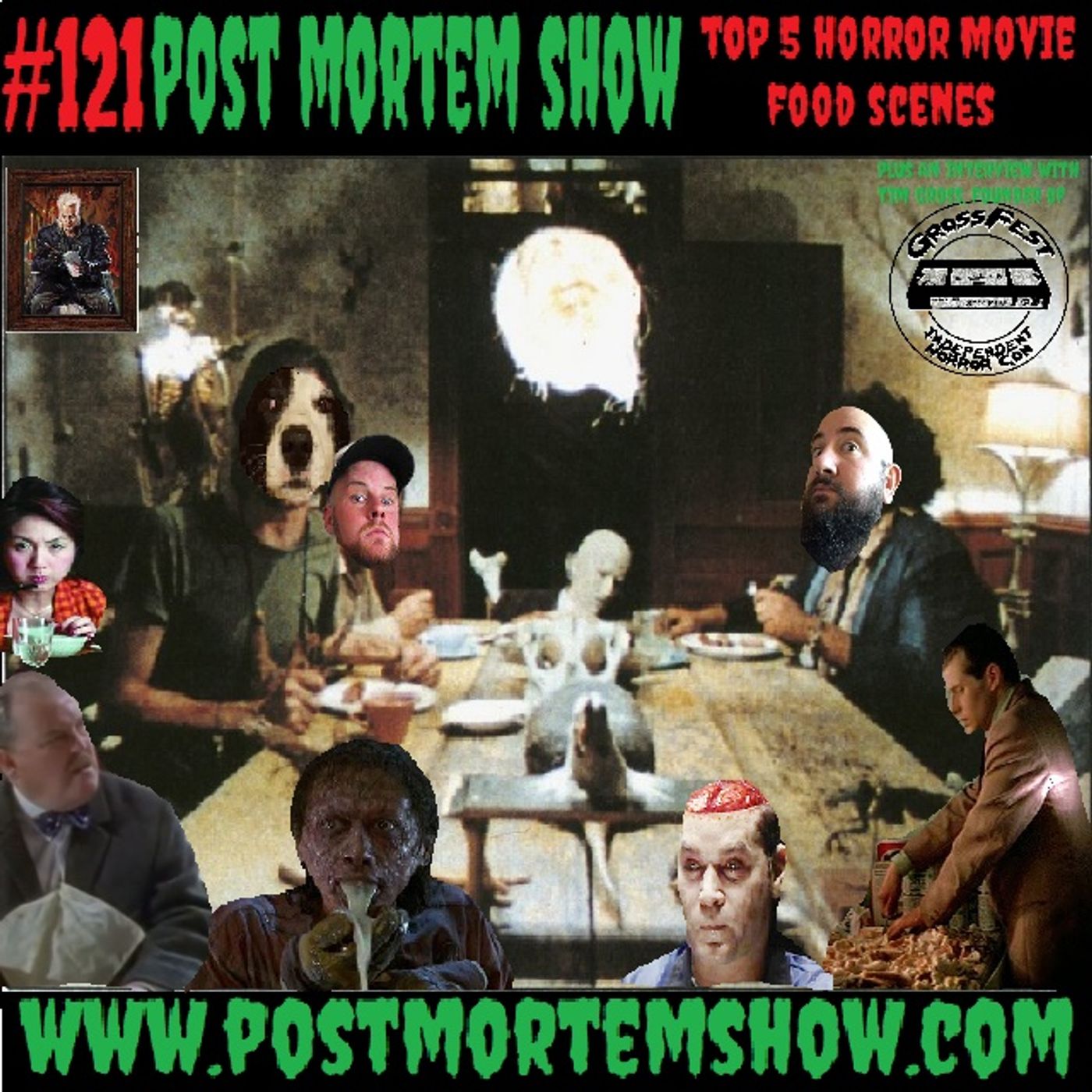 e121 - We Hope You're Hungry! (Top 5 Horror Movie Food Scenes & Grossfest Interview) episode artwork