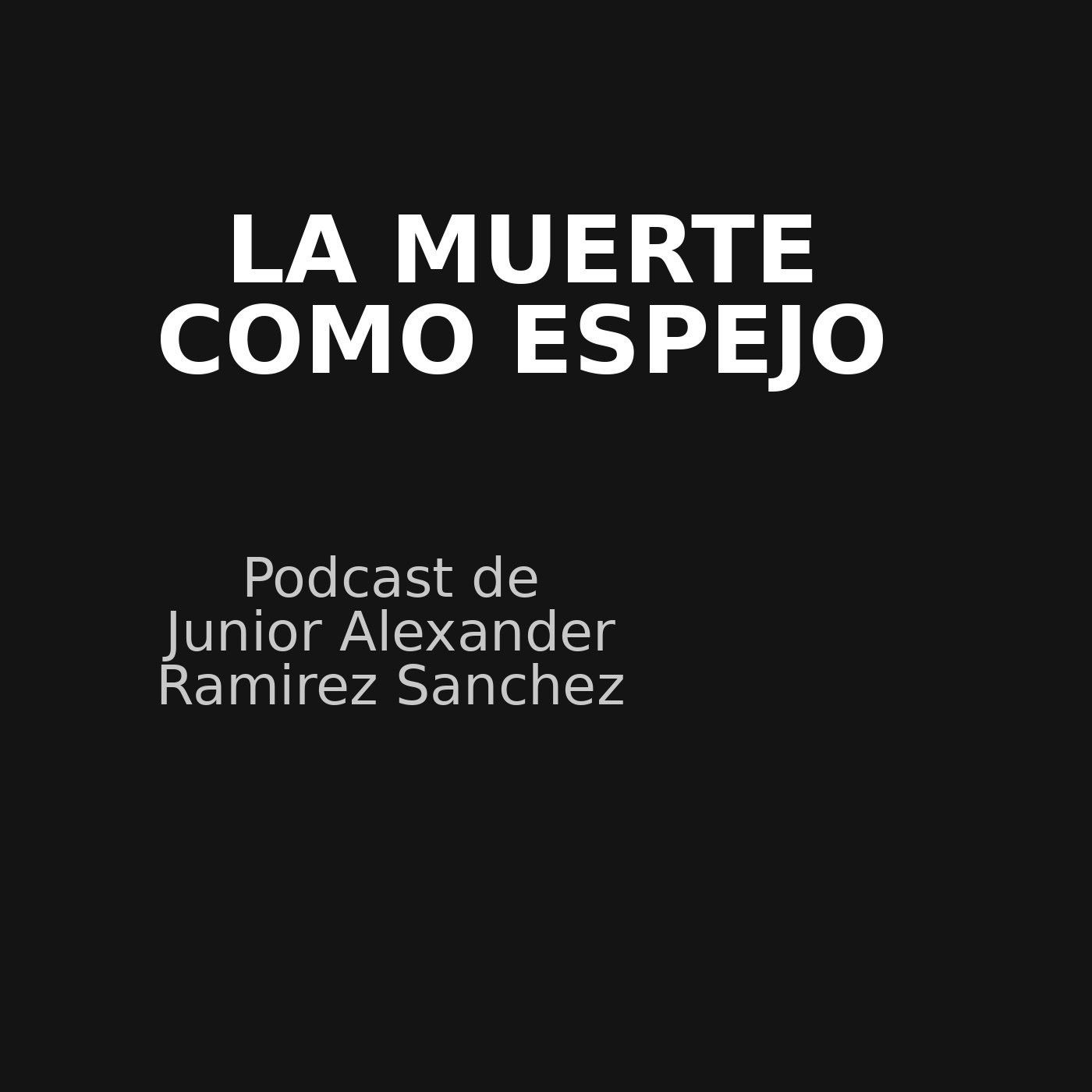 La muerte como espejo cover art