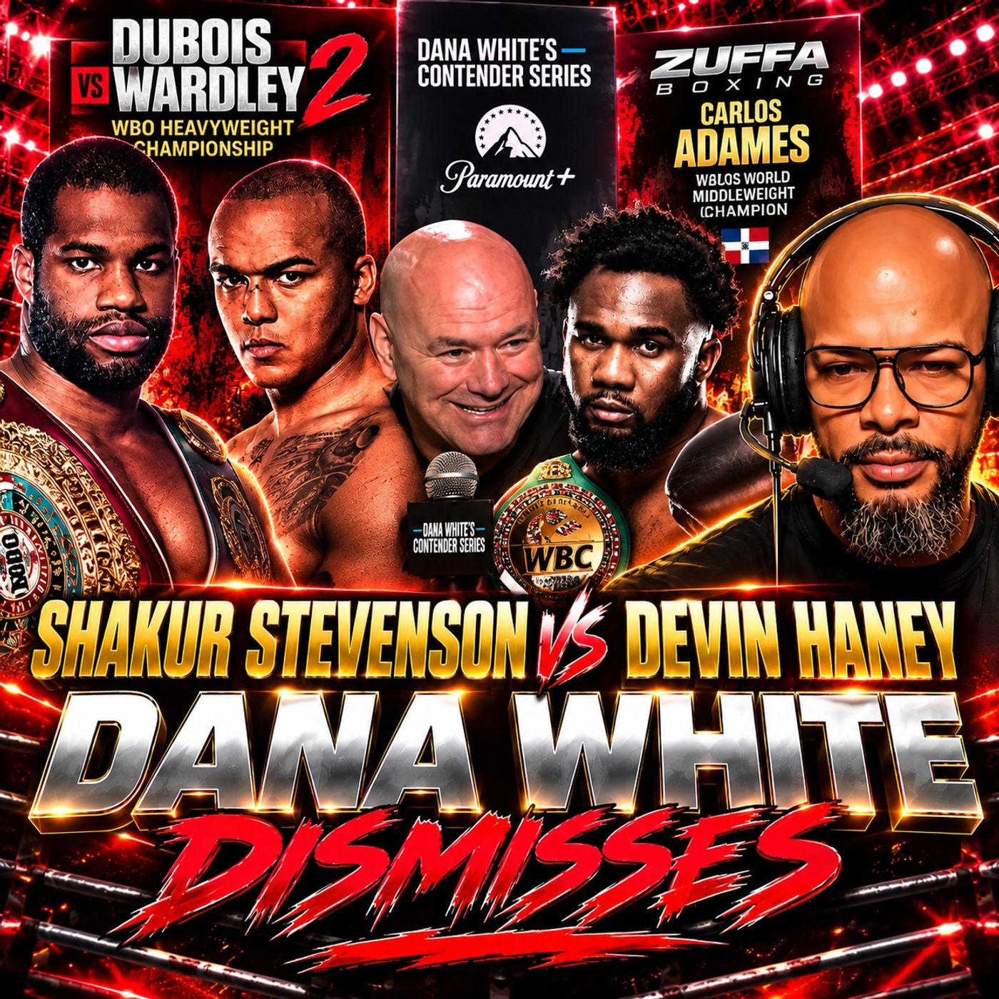 ☎️Shakur Stevenson vs Devin Haney: Dana White SMILES❗️Adames Signs Zuffa | Dubois-Wardley 2 Preview