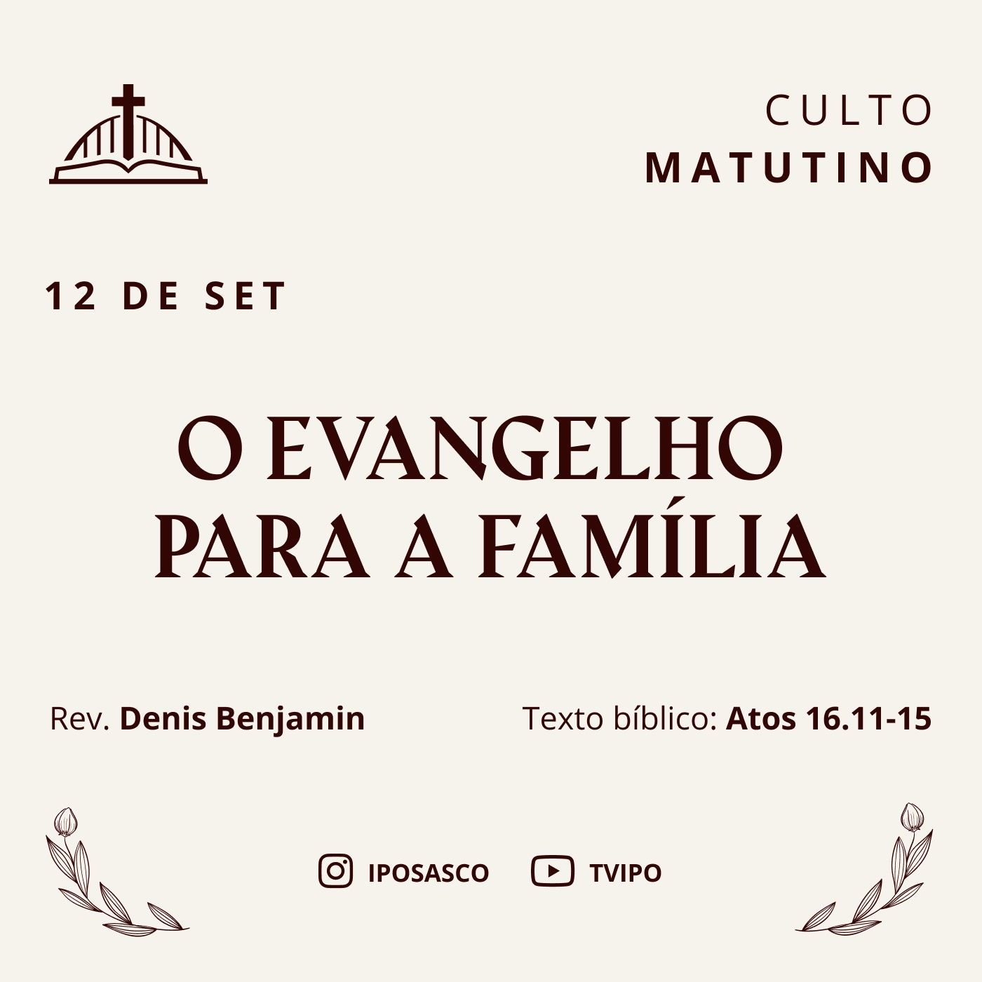 Pregações - Igreja Presbiteriana de Osasco