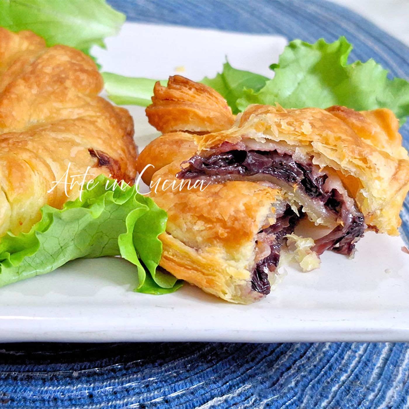 FIOCCHI di SFOGLIA con RADICCHIO e GORGONZOLA