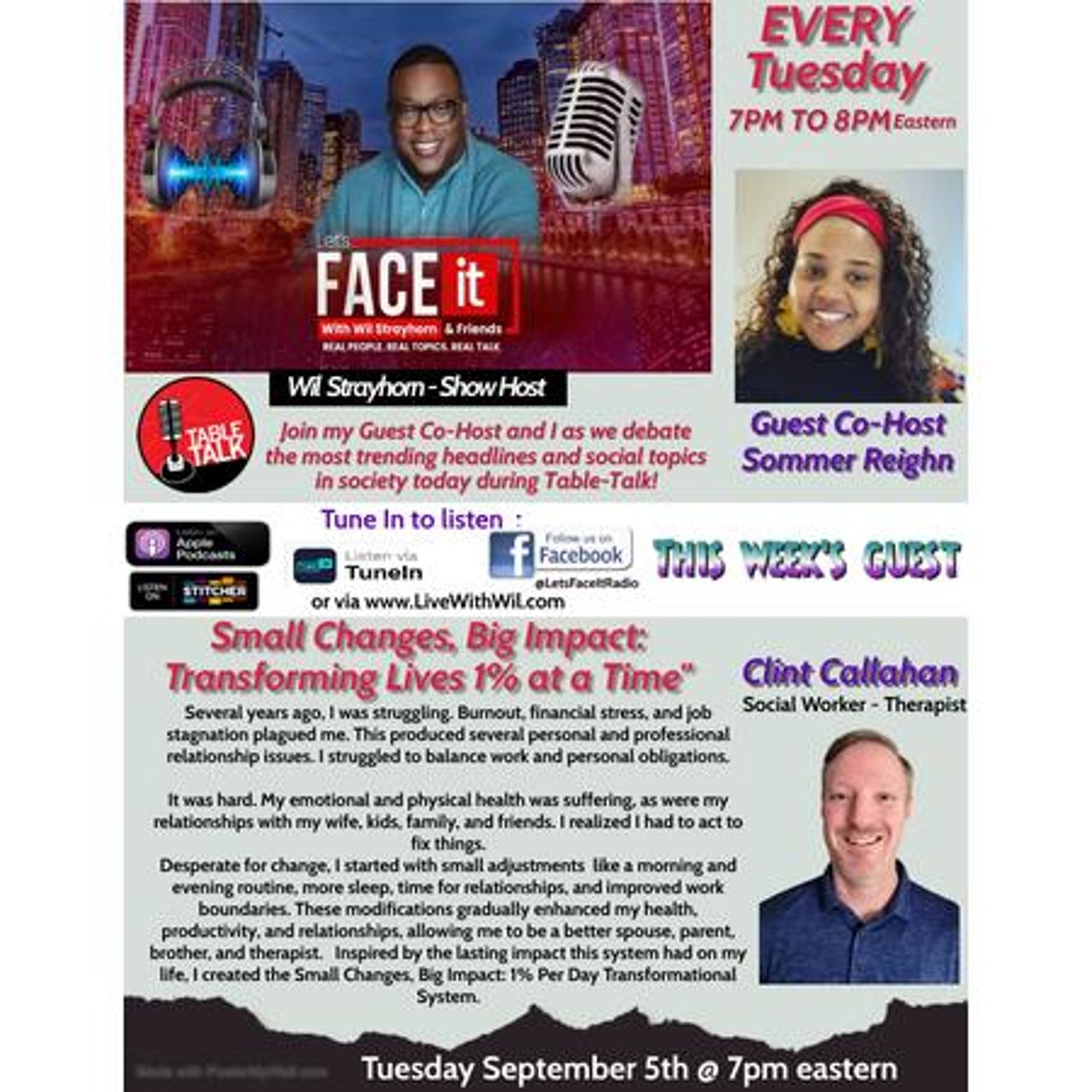 Lets Face It w/ Wil Strayhorn & Friends