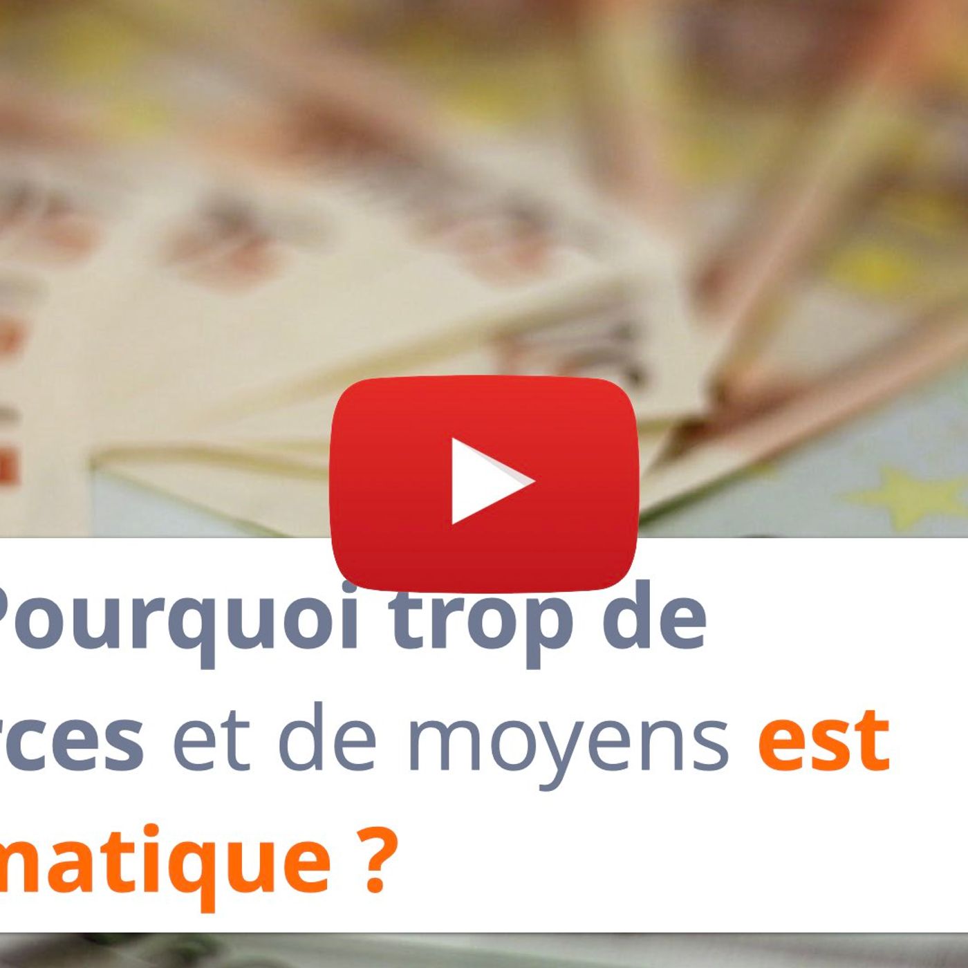 #100 - Pourquoi trop de ressources et de moyens est problématique ? episode artwork