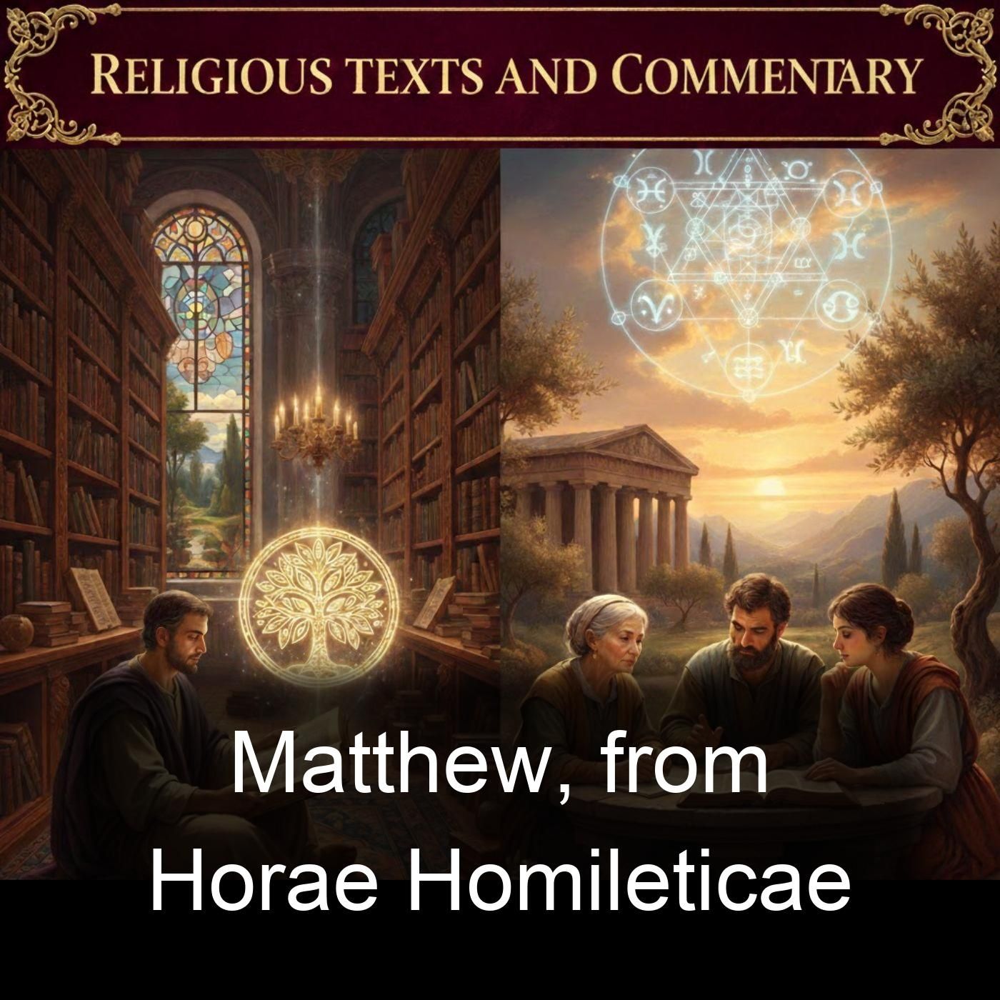 Matthew, from Horae Homileticae cover art