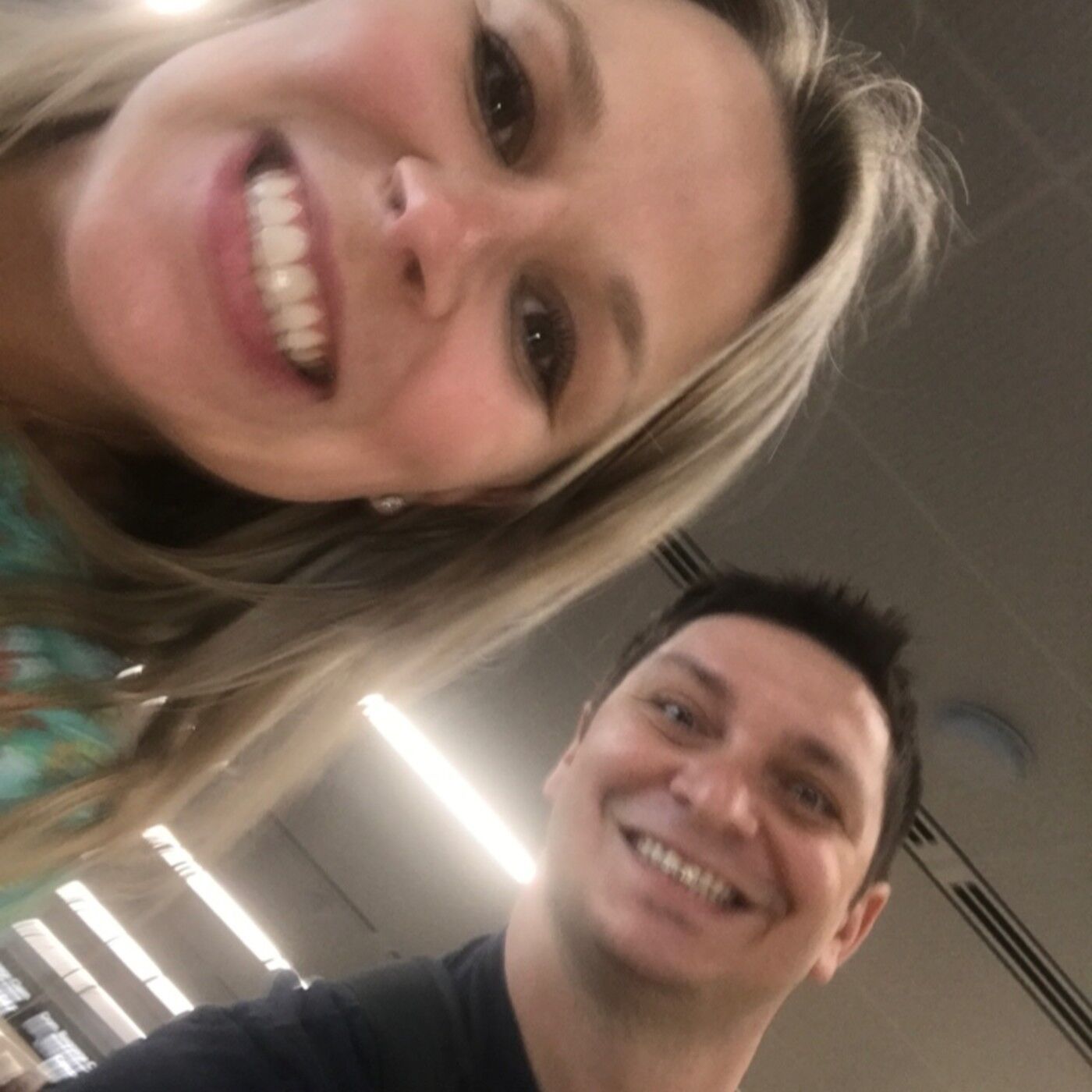Live at the airport. Guess who made it?!