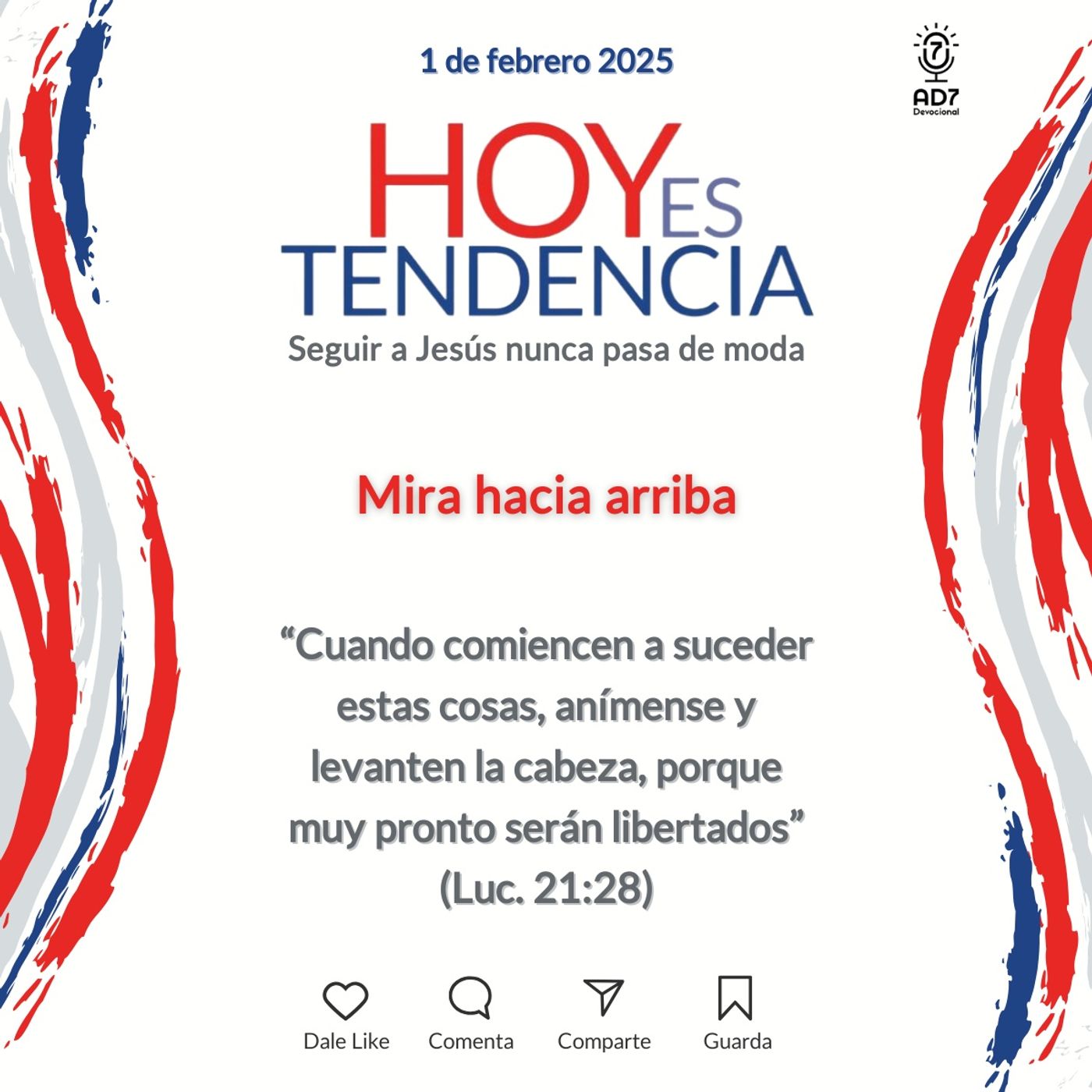 Mira hacia arriba ~ Devocional de Jóvenes ~ 1 de febrero 2025